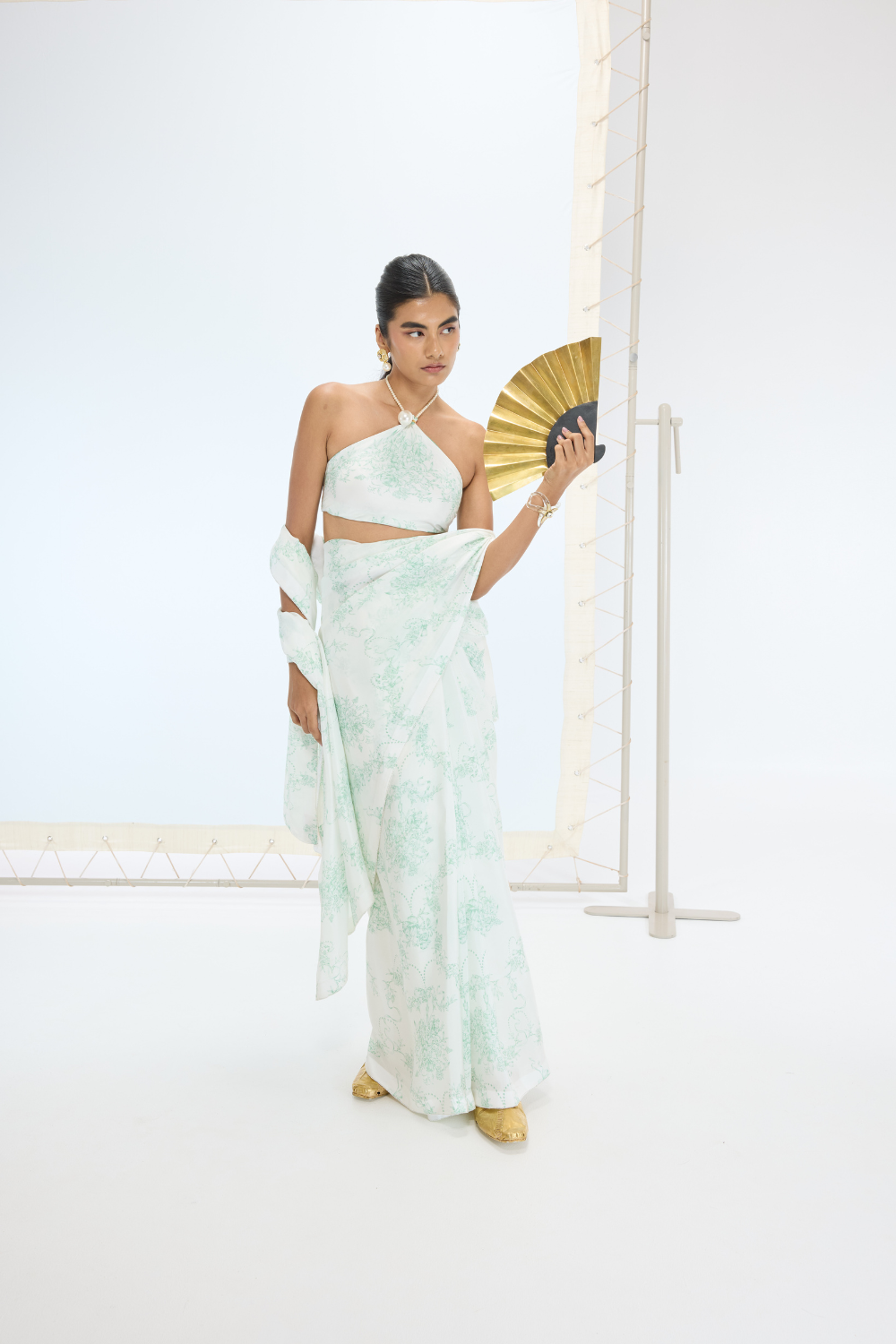 The Ruby Saree in Green