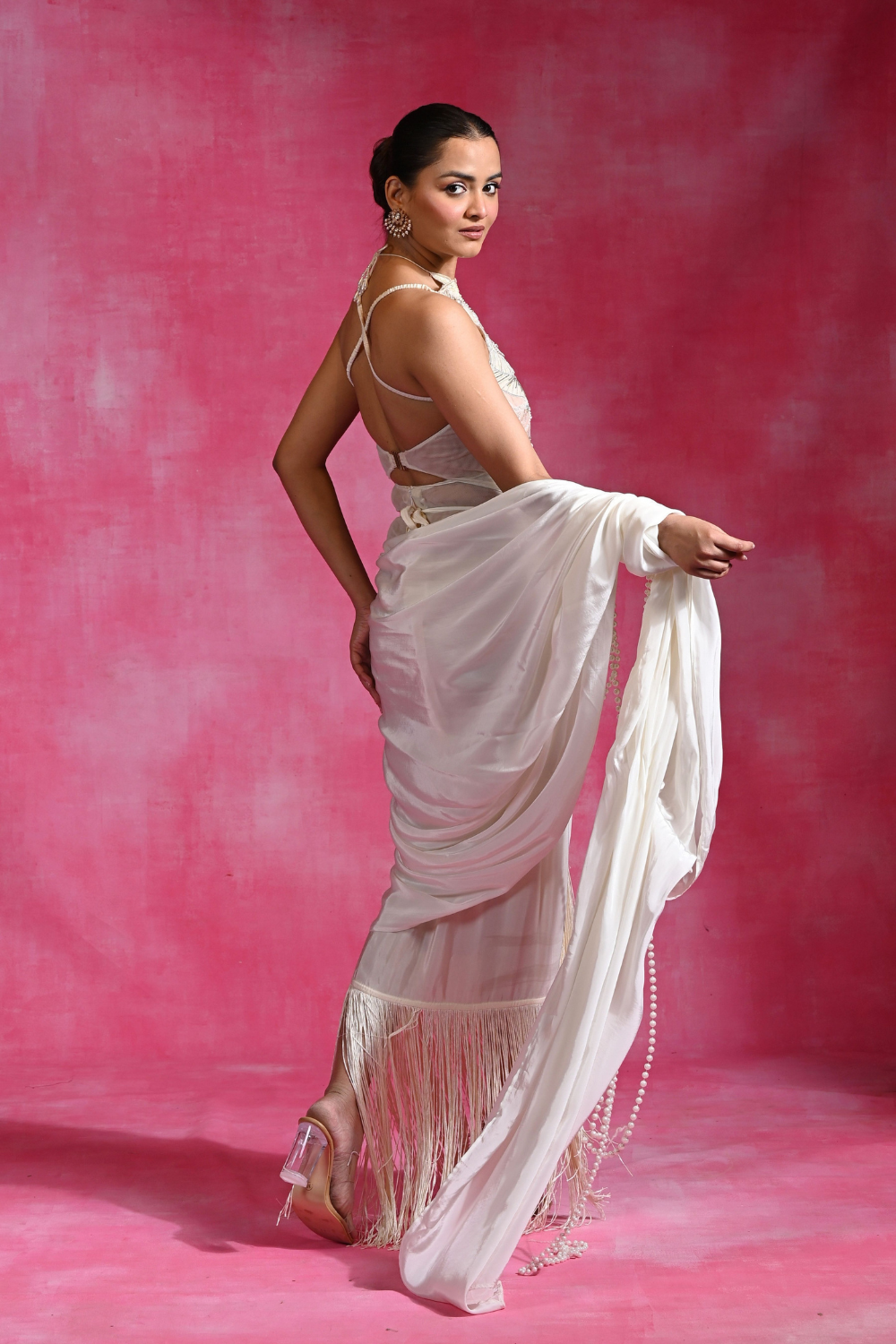 Pearl Ivory Drape Set