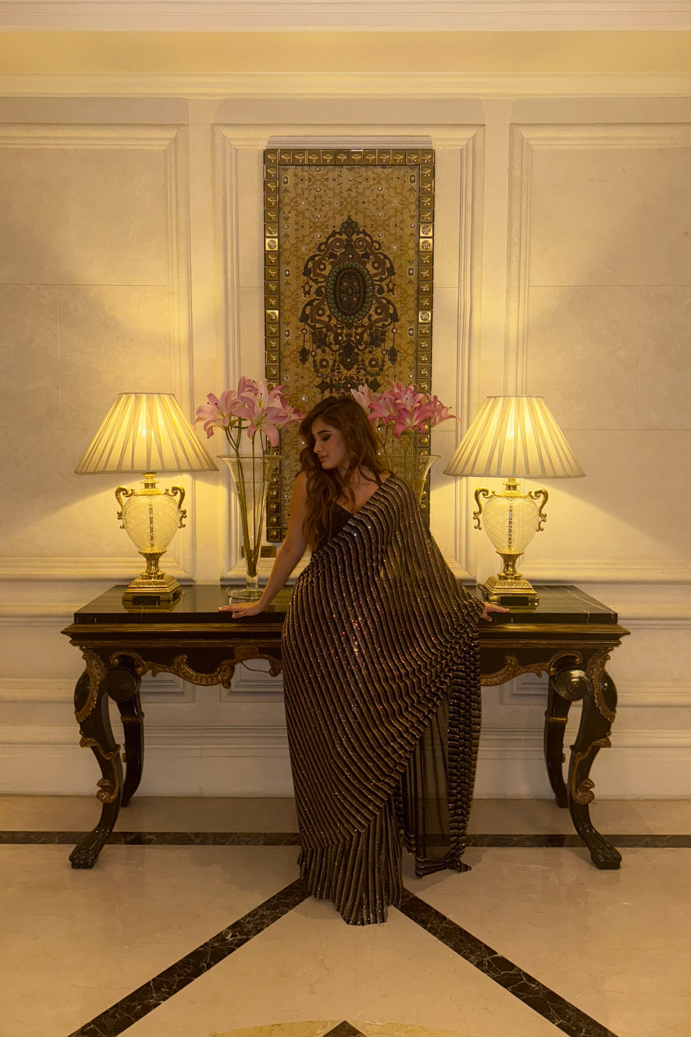 Rasha Thadani in Colette Saree Set