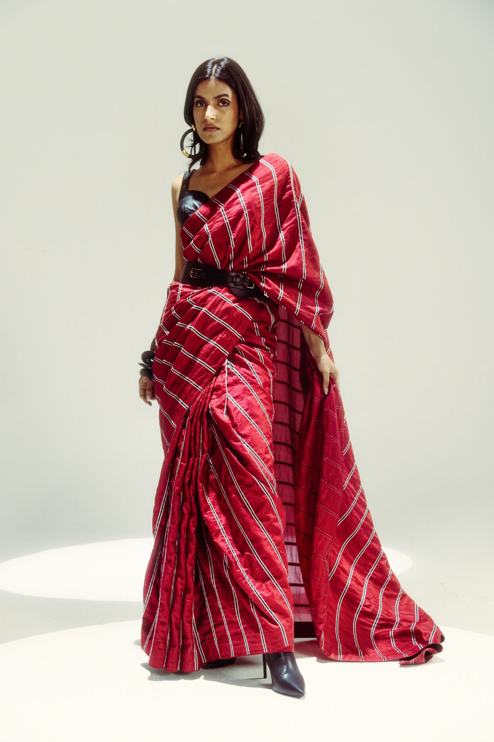 Gucci Red Pencil Stripe