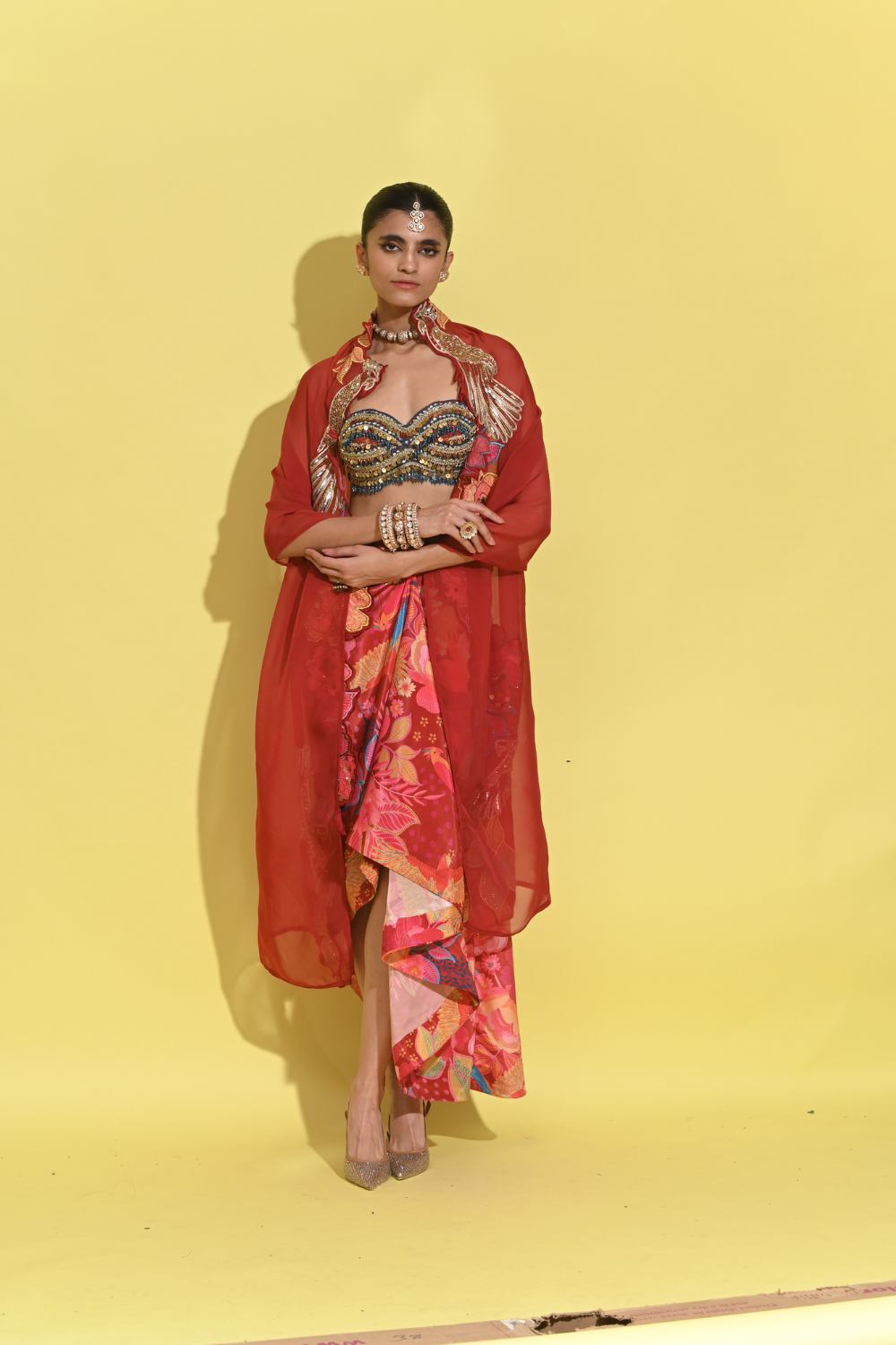 Ruby Drape Set
