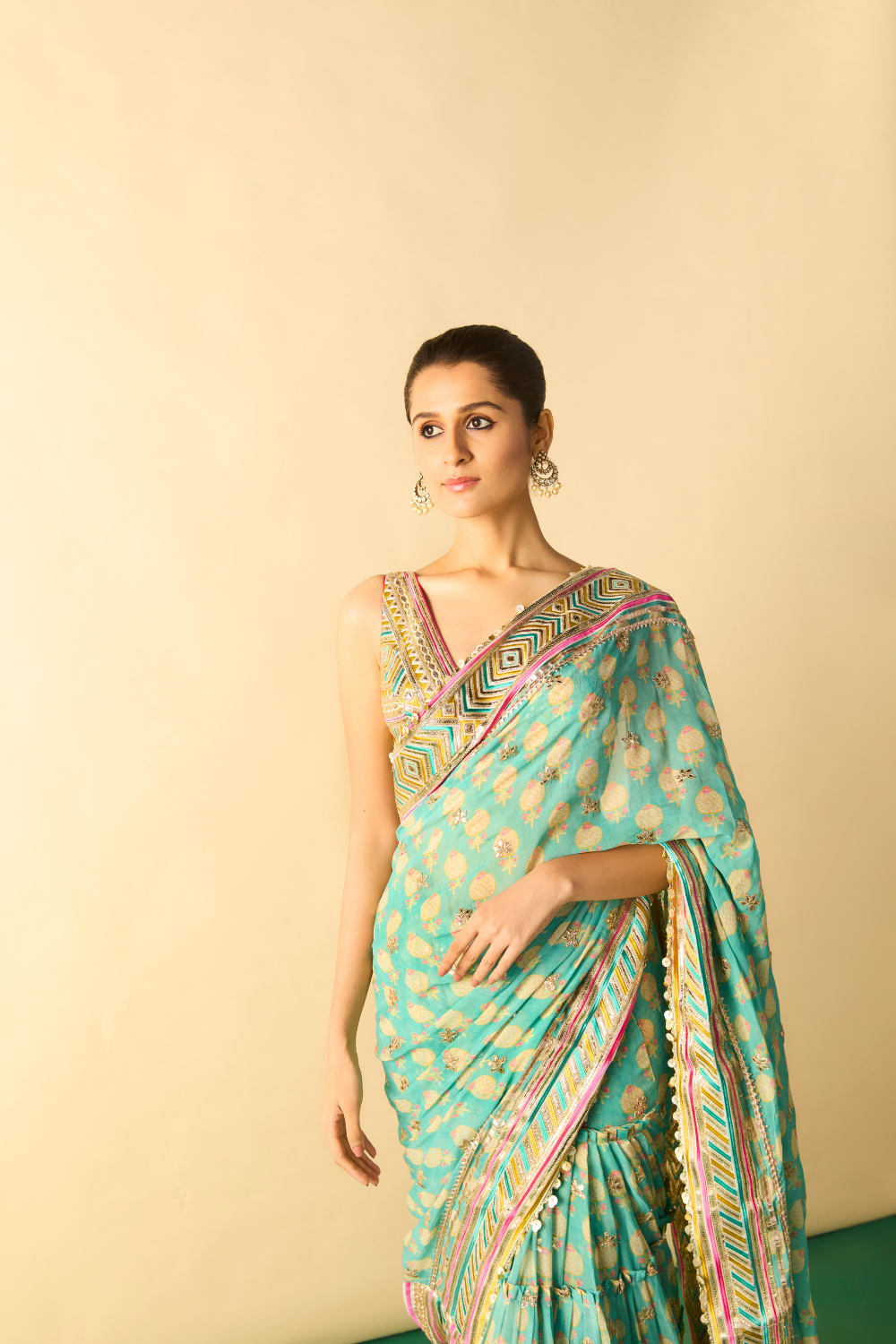 Jasleen Saree Set