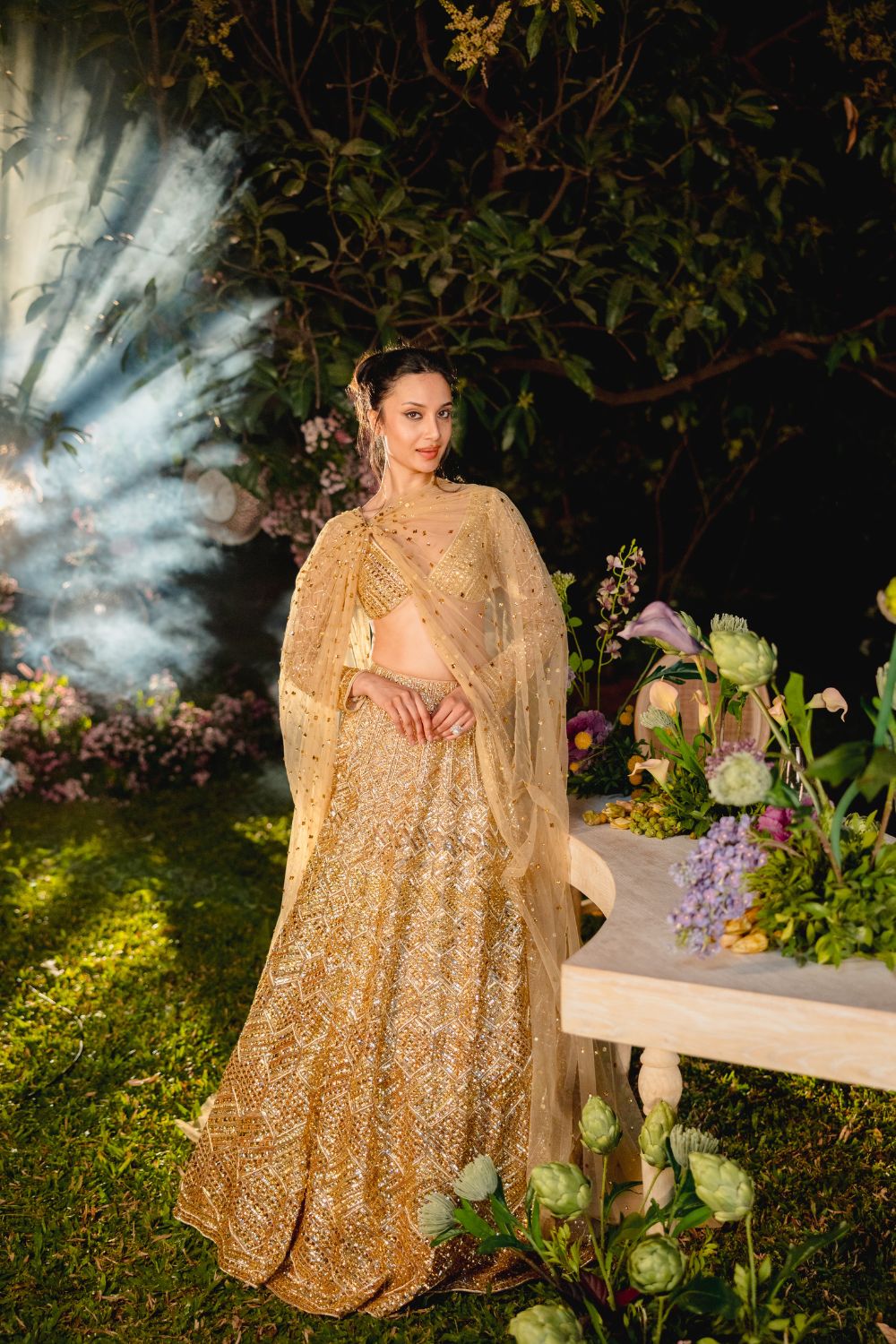 Golden Reverie Lehenga Set