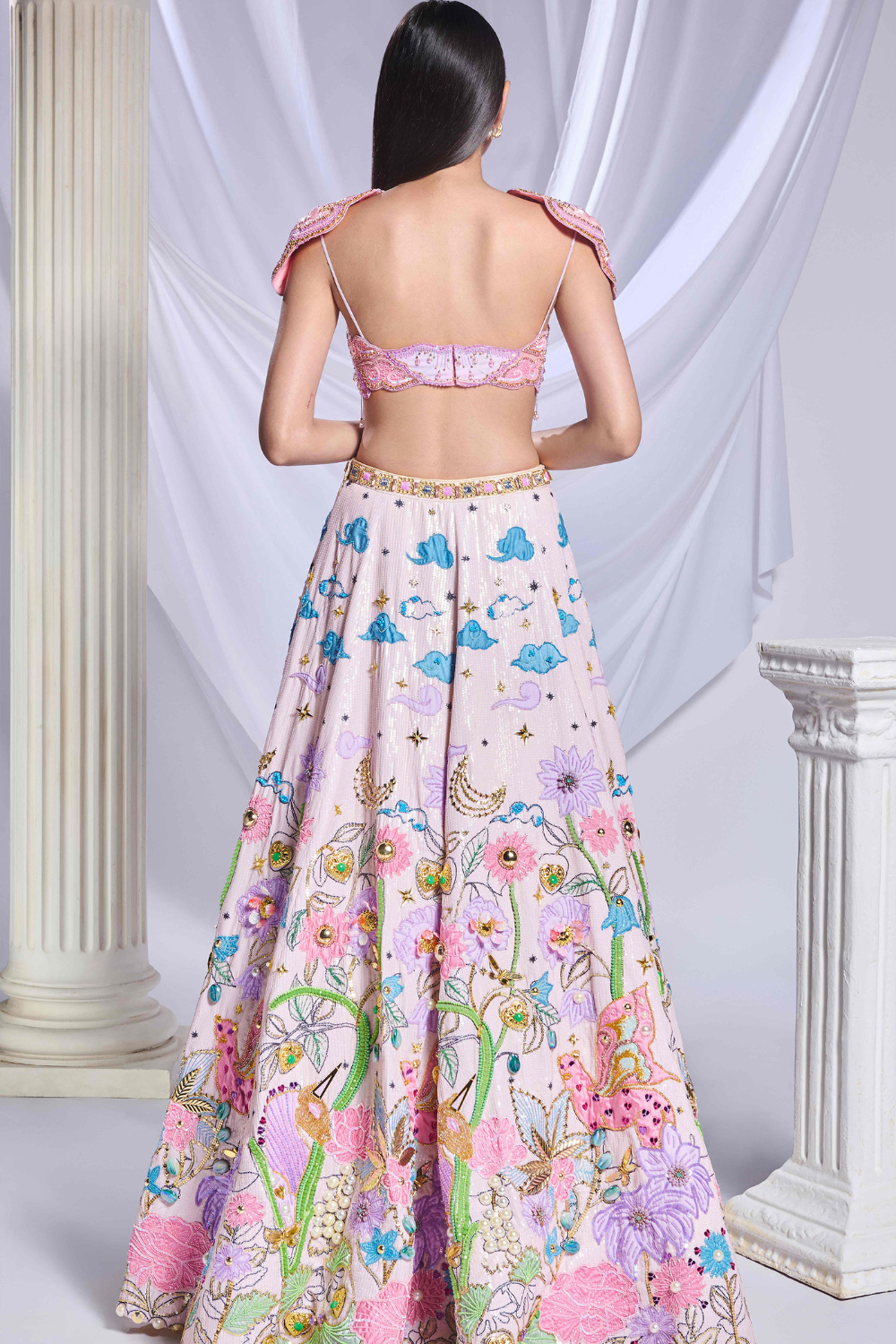 Whimsical wonderland lehenga set