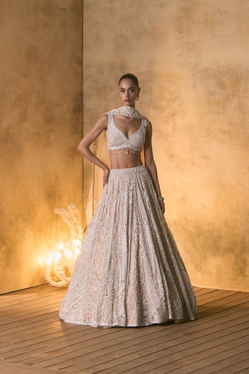 Vermeil Lehenga Set