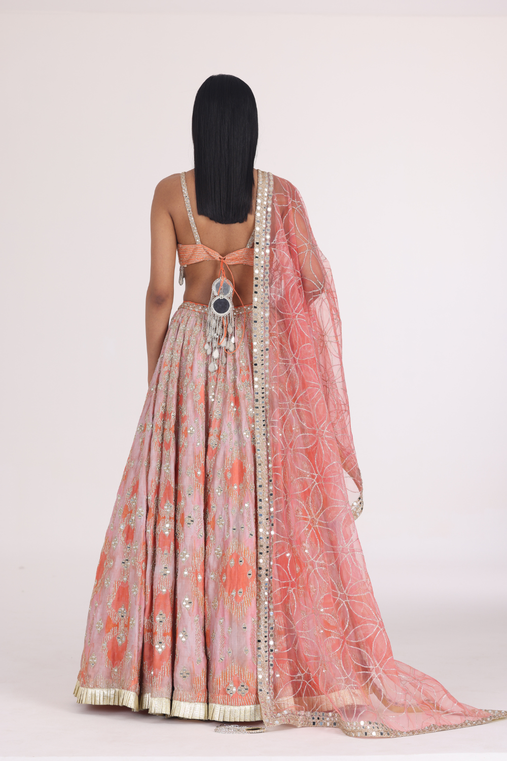 Muted Hues Printed Lehenga
