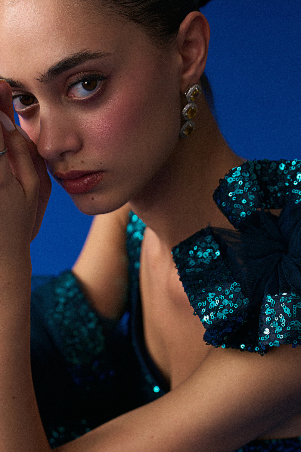 Peacock Blue Sharara Set