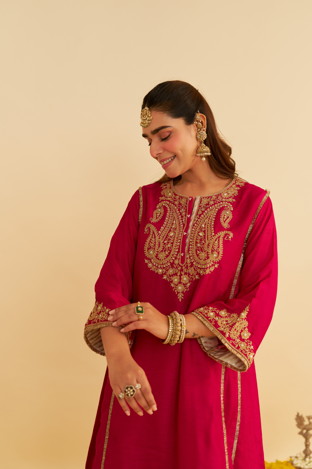 AYRA - SHORT CHAUGA WITH SALWAR AND DUPATTA