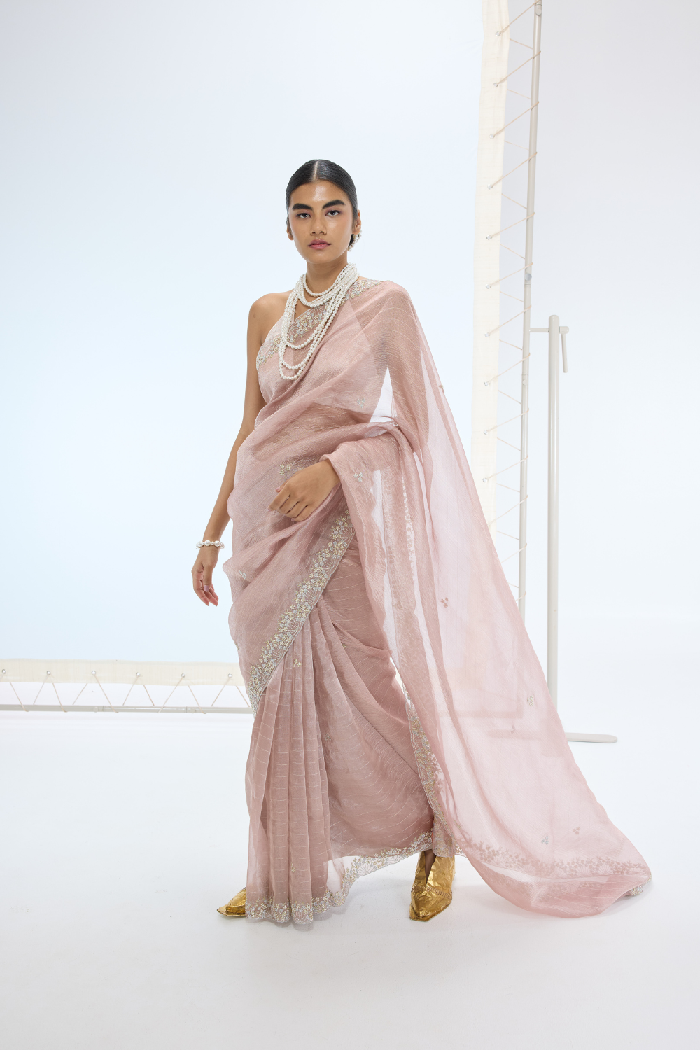 The Eva Saree in Mauve