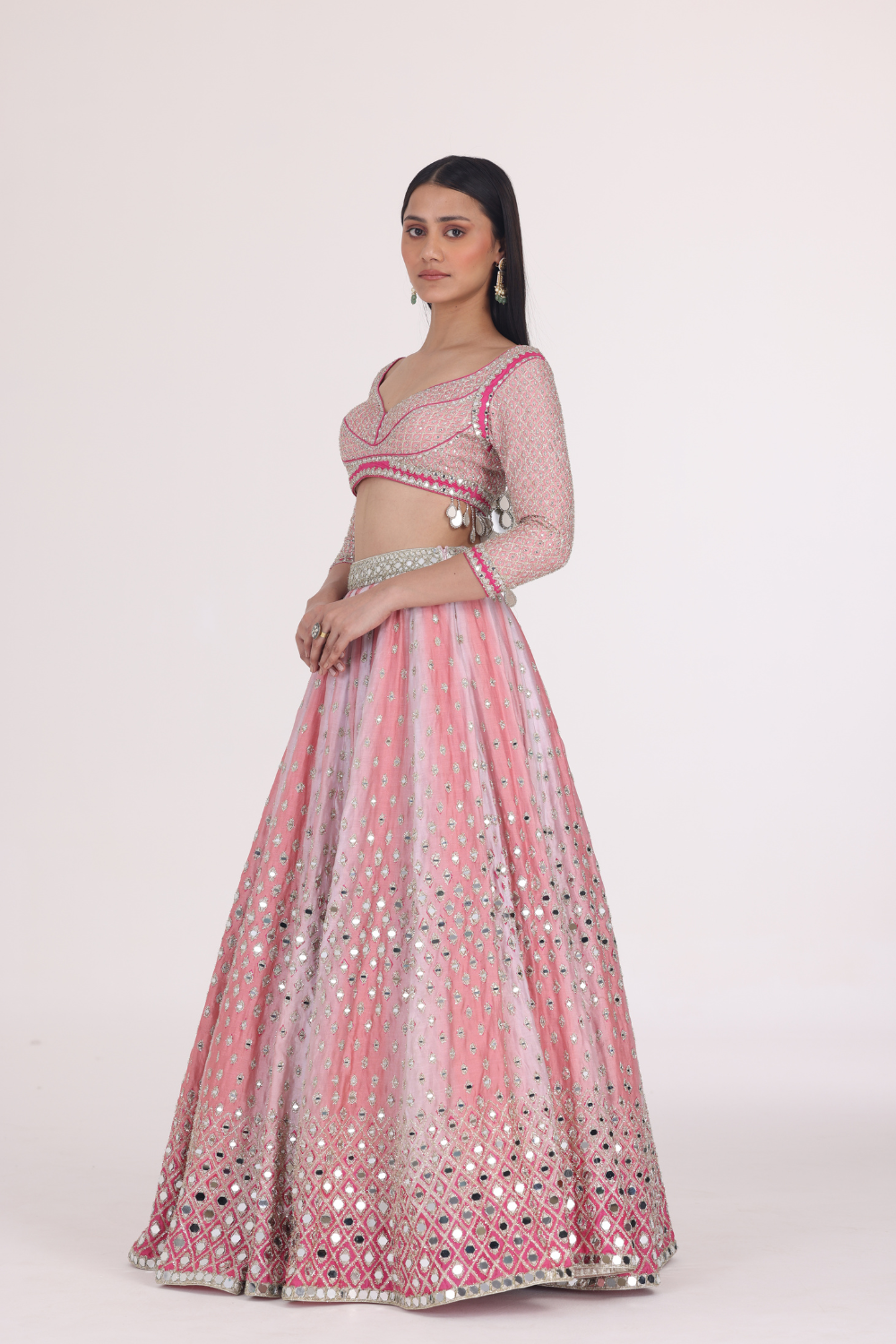 Pink Hues Printed Lehenga