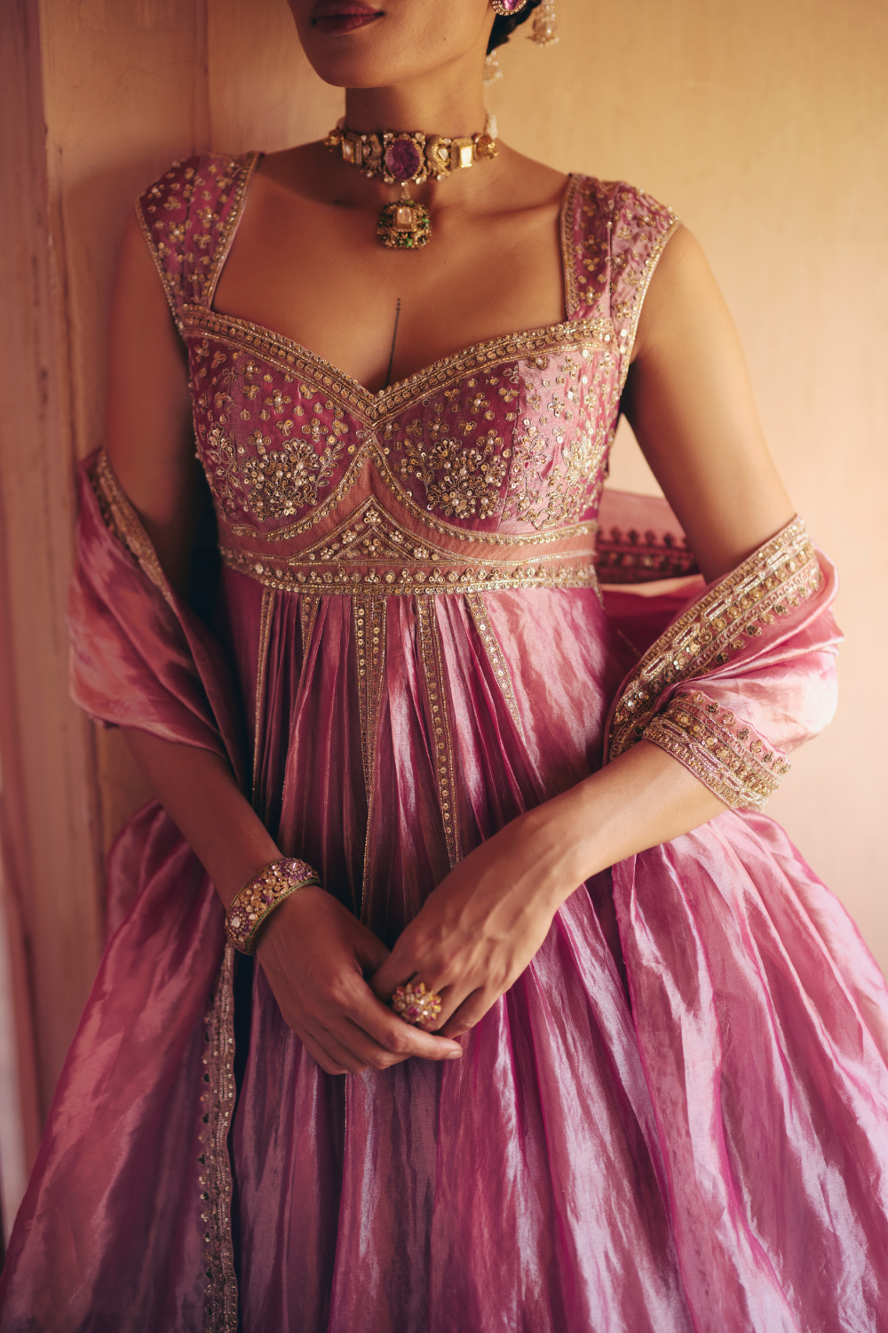 Gulnaar Anarkali Set