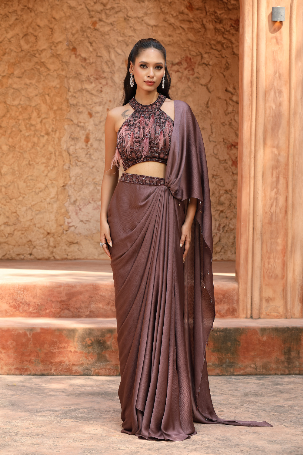 Dusky Desire Saree