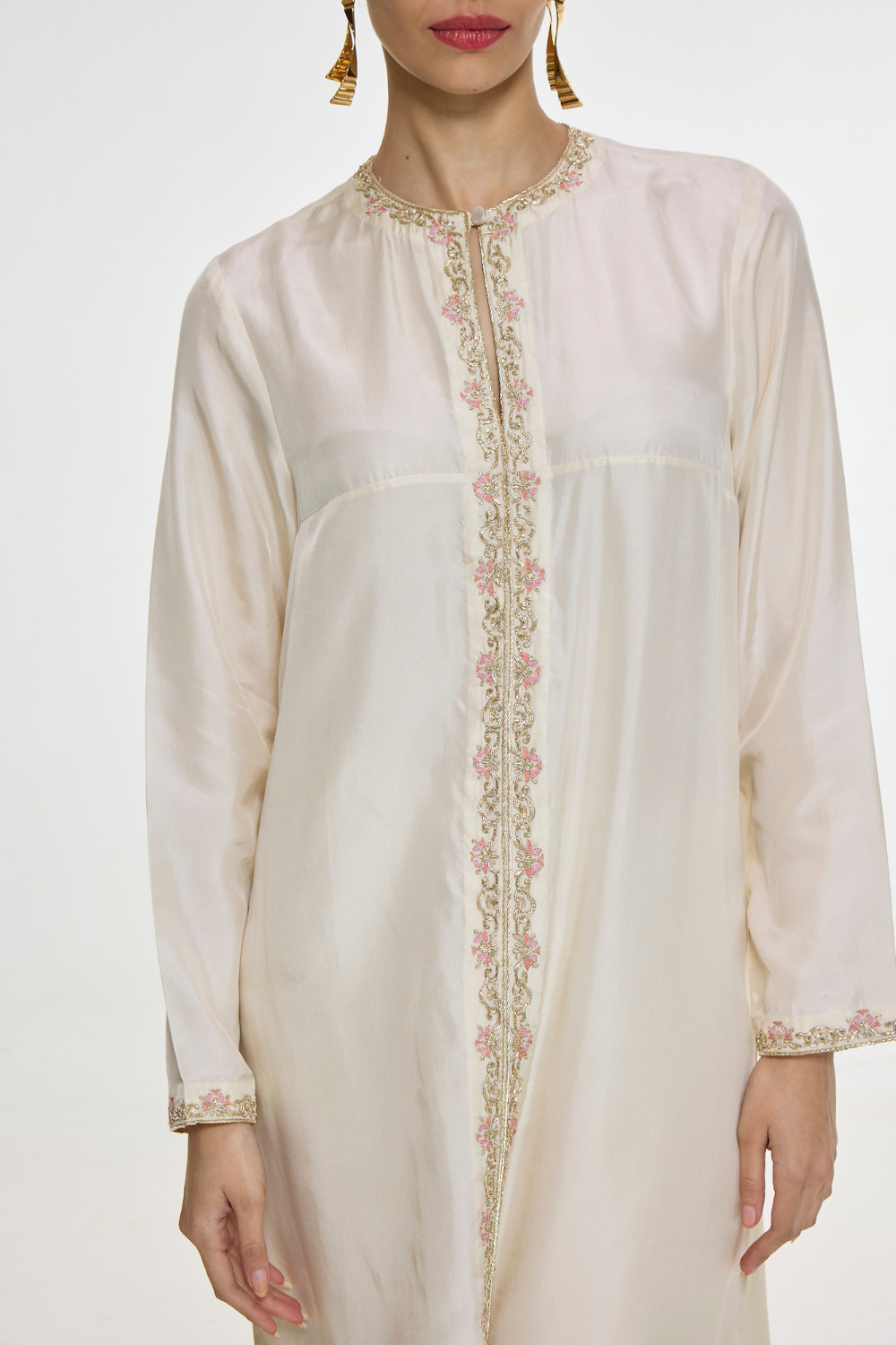 Handwoven White Kurta Set