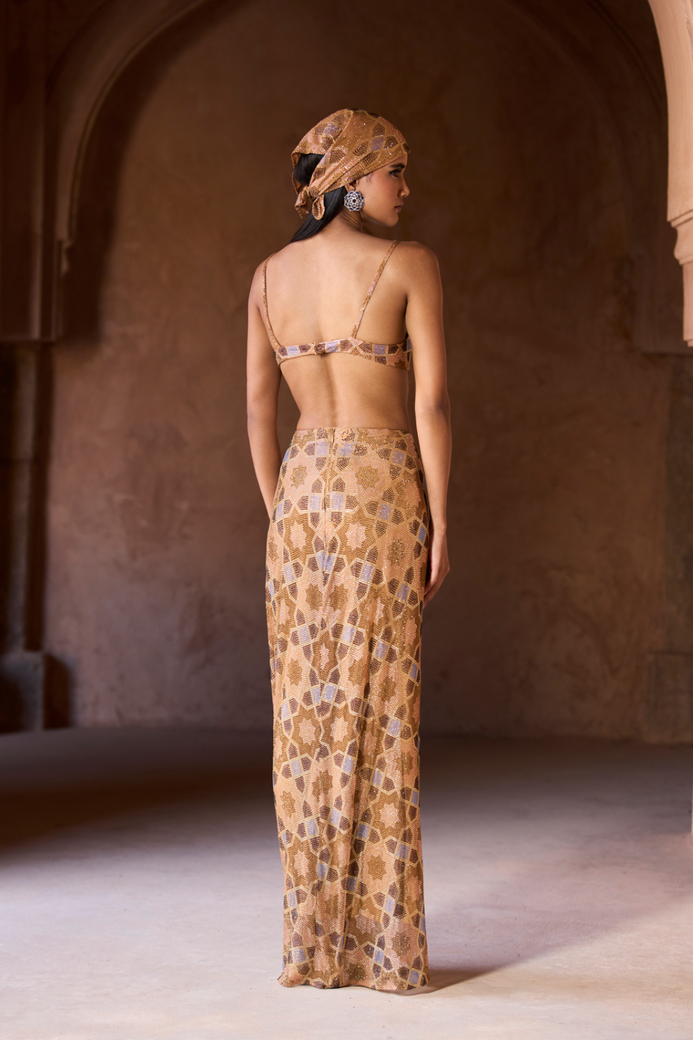 Safa Cape and Skirt Set