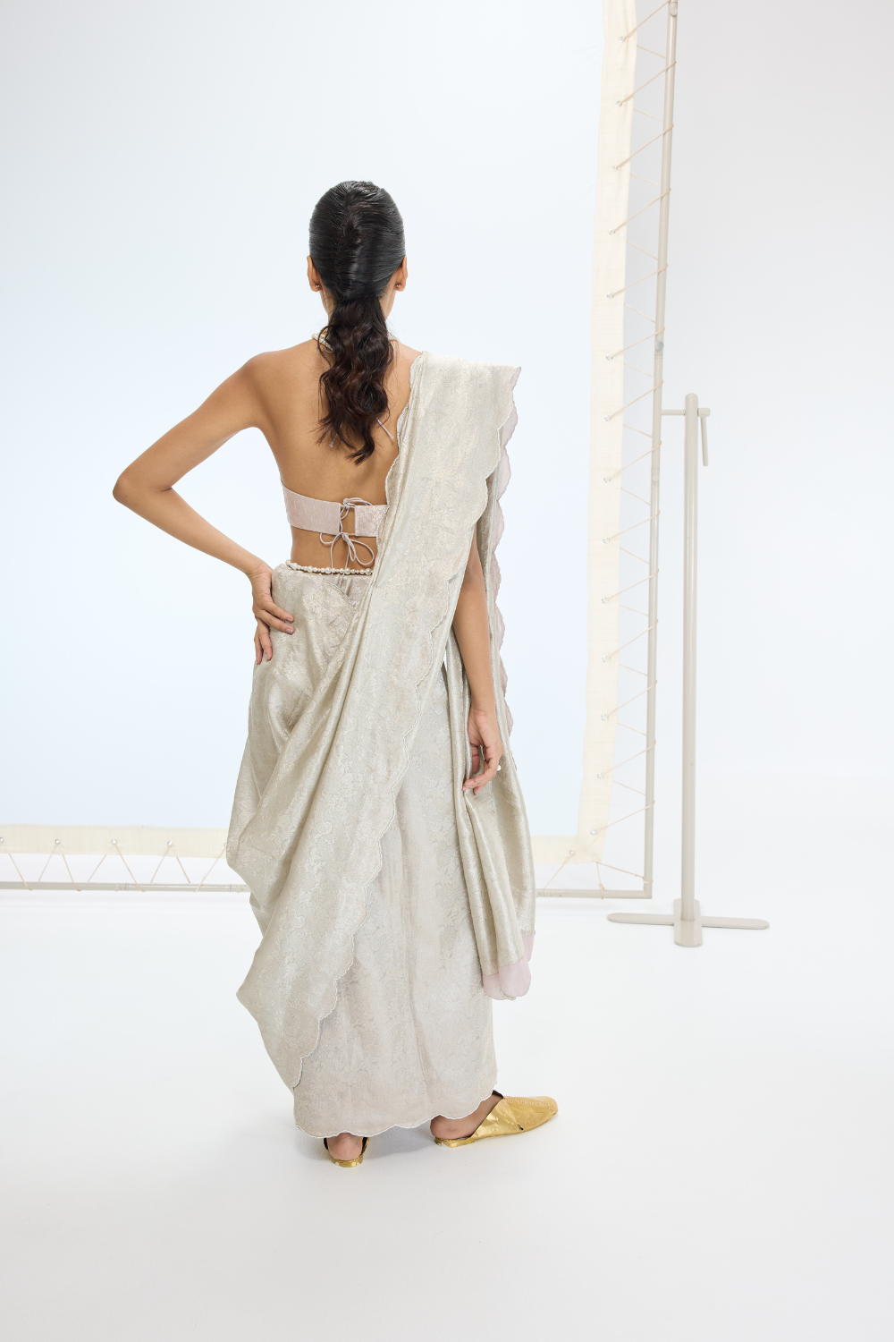 The Jenna Saree in Mauve