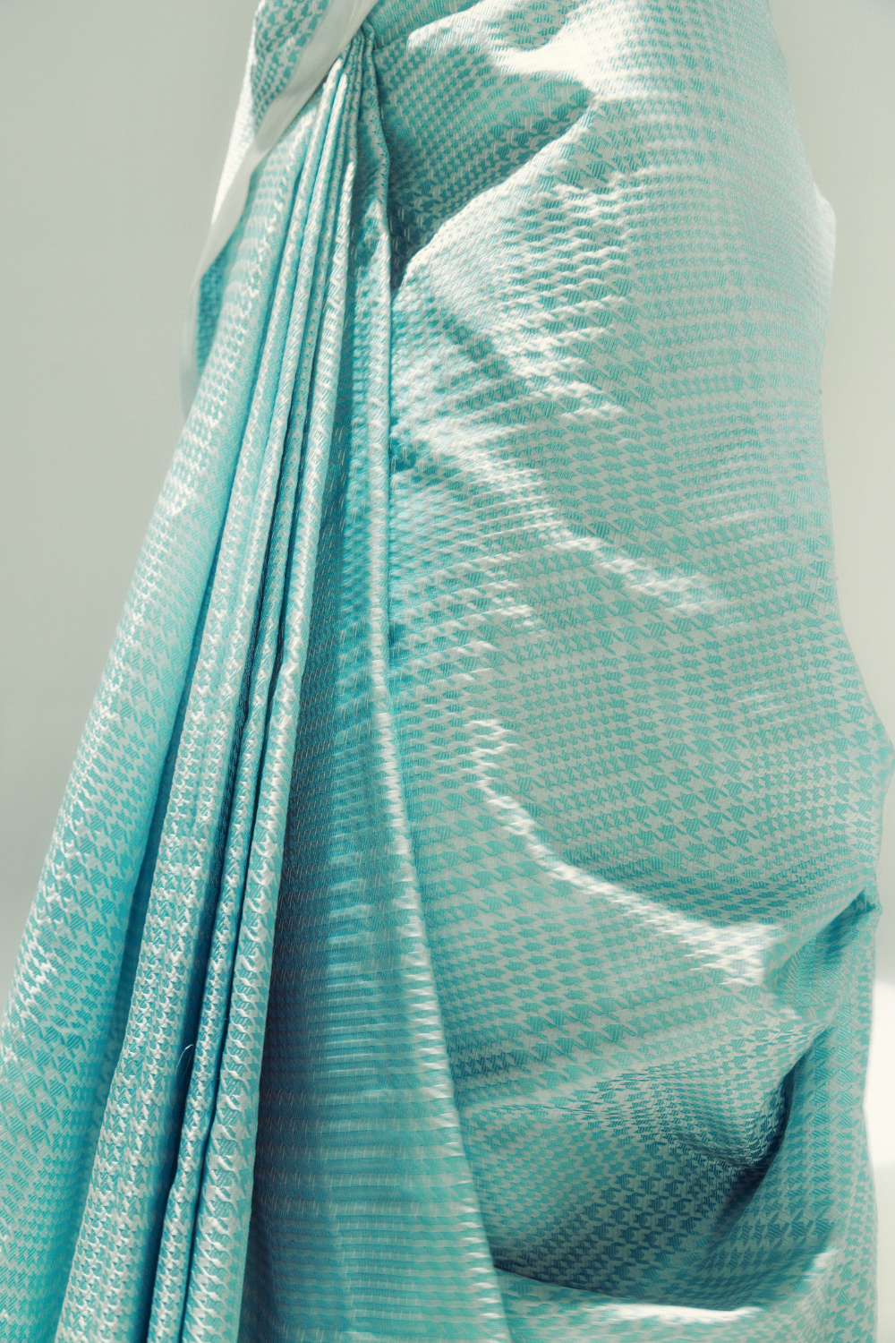 Powder Blue Glen Plaid
