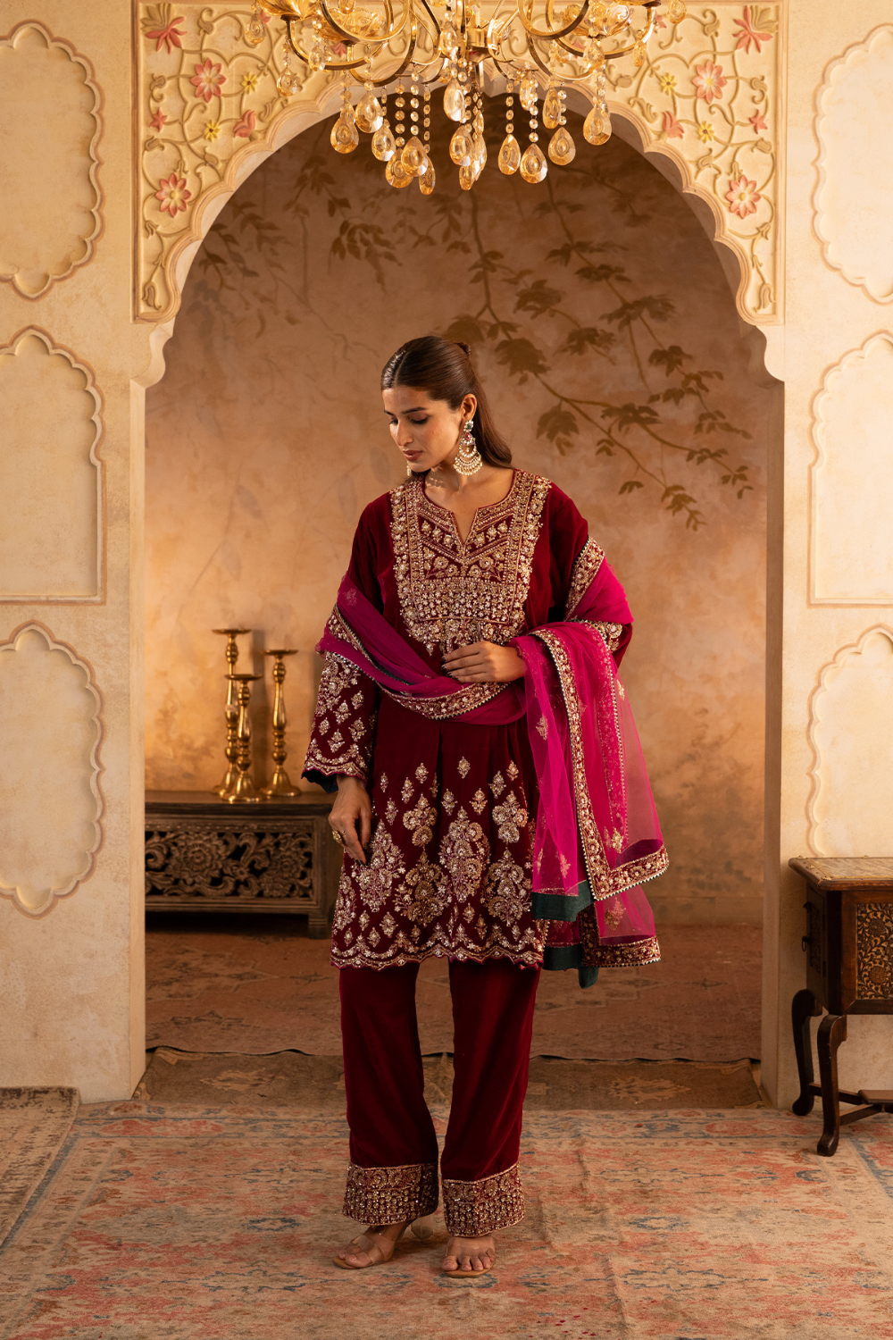 Rani Velvet Suit Set