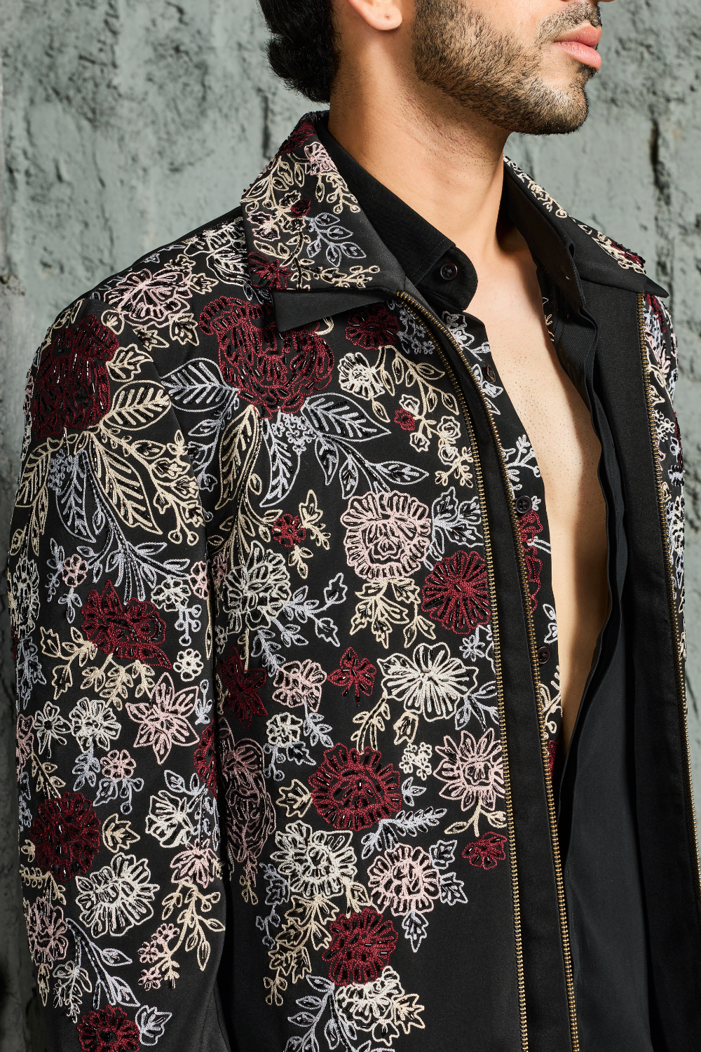 Night Bloom Jacket Set