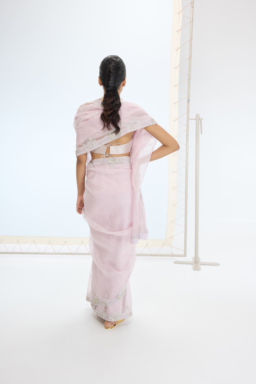 The Eve Saree in Mauve