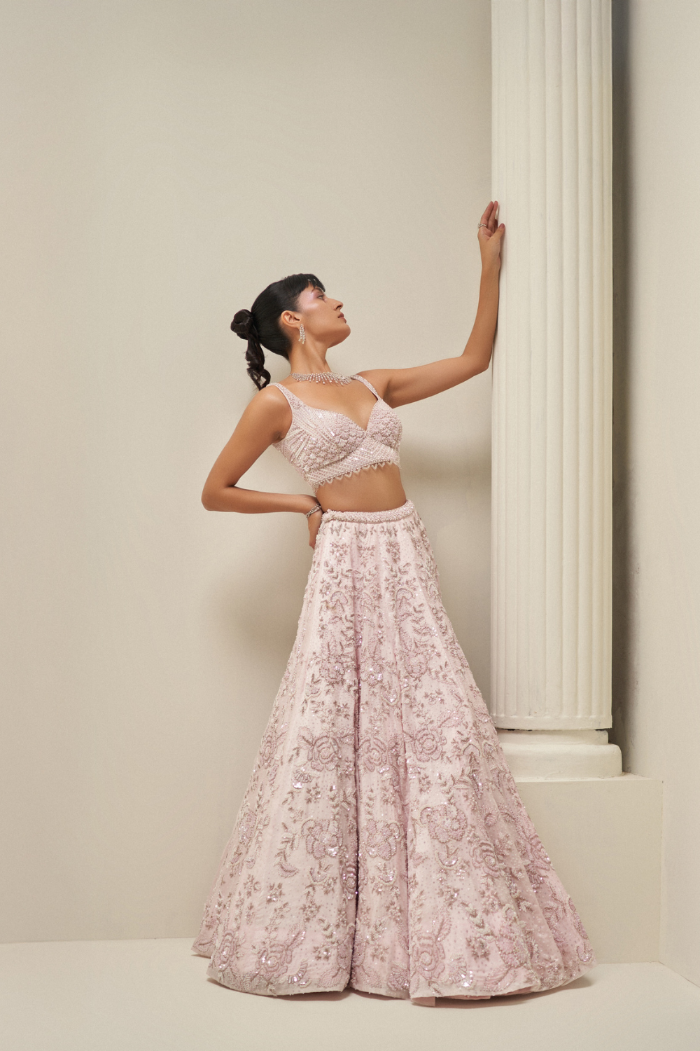 Rose Reverie Lehenga set
