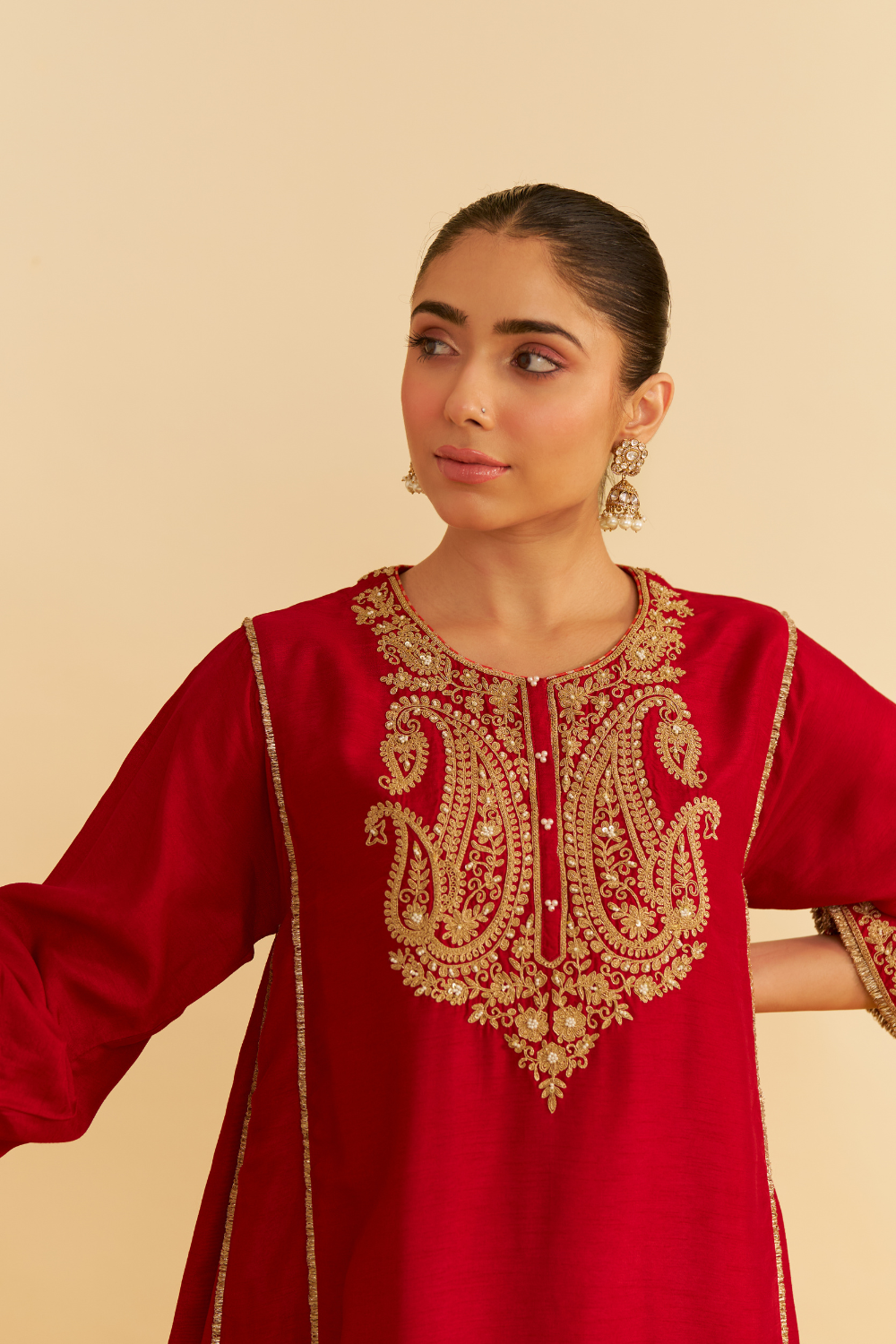 AYRA - SHORT CHAUGA WITH SALWAR AND DUPATTA