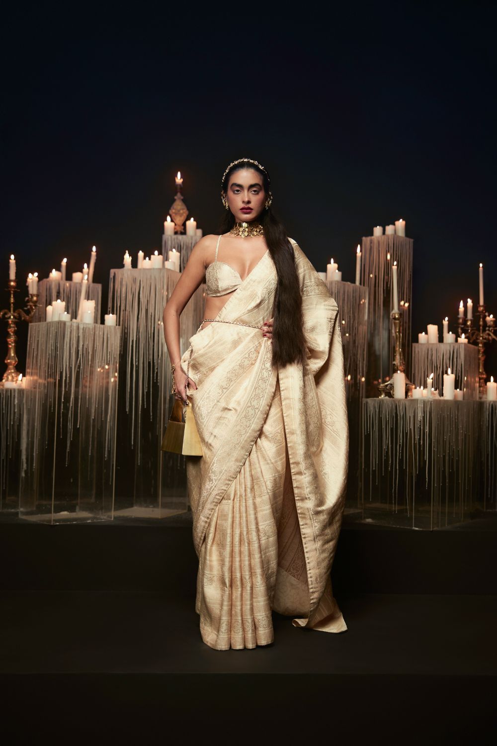 I do Saree in Beige