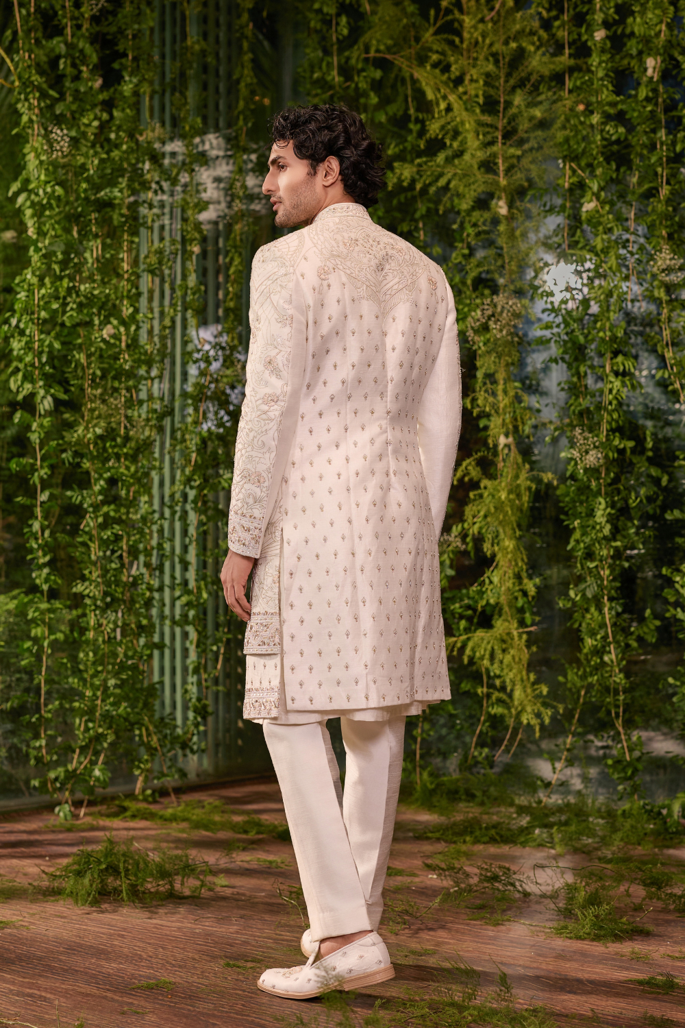 Naksh- The Ivory Tapestry Sherwani