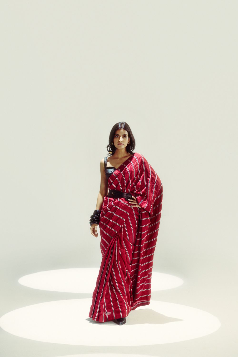 Gucci Red Pencil Stripe