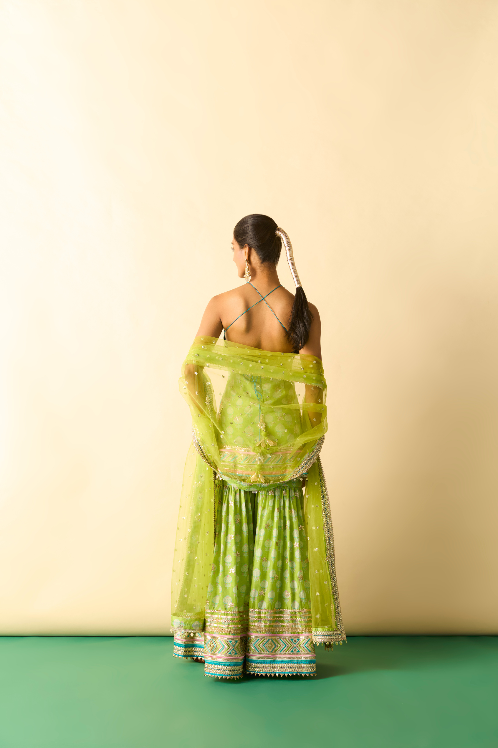 Dwisha Halter Sharara Set