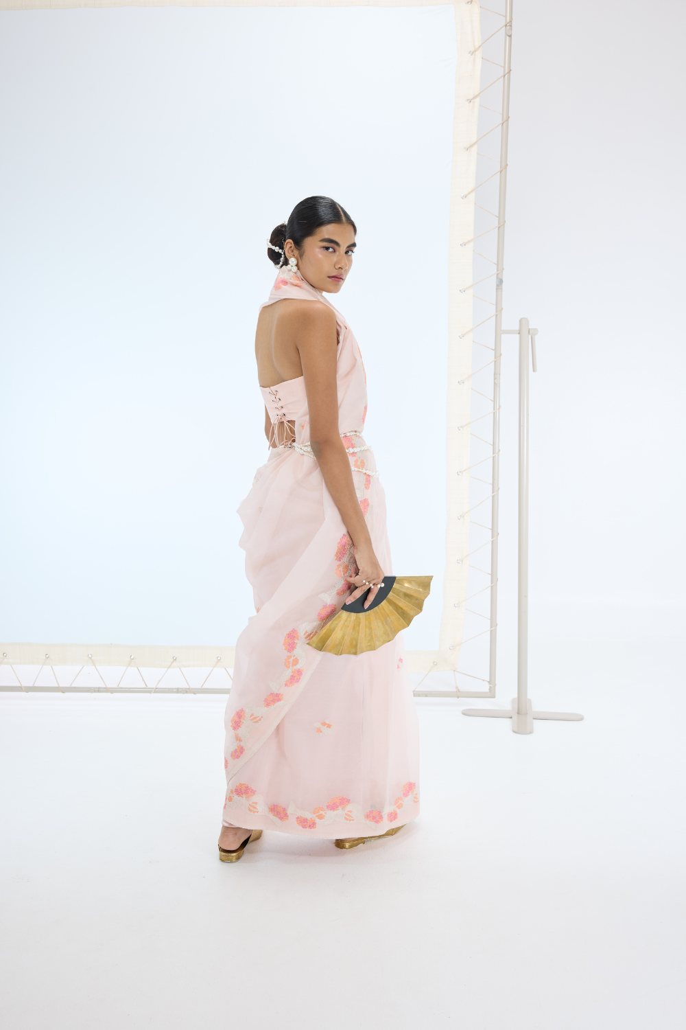 The Anna Saree in pink