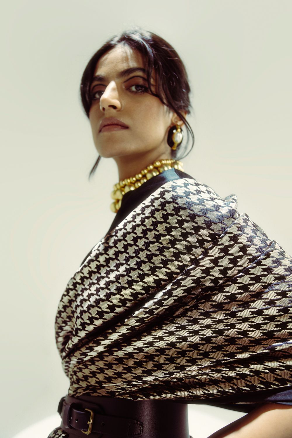 Small Houndstooth Zari