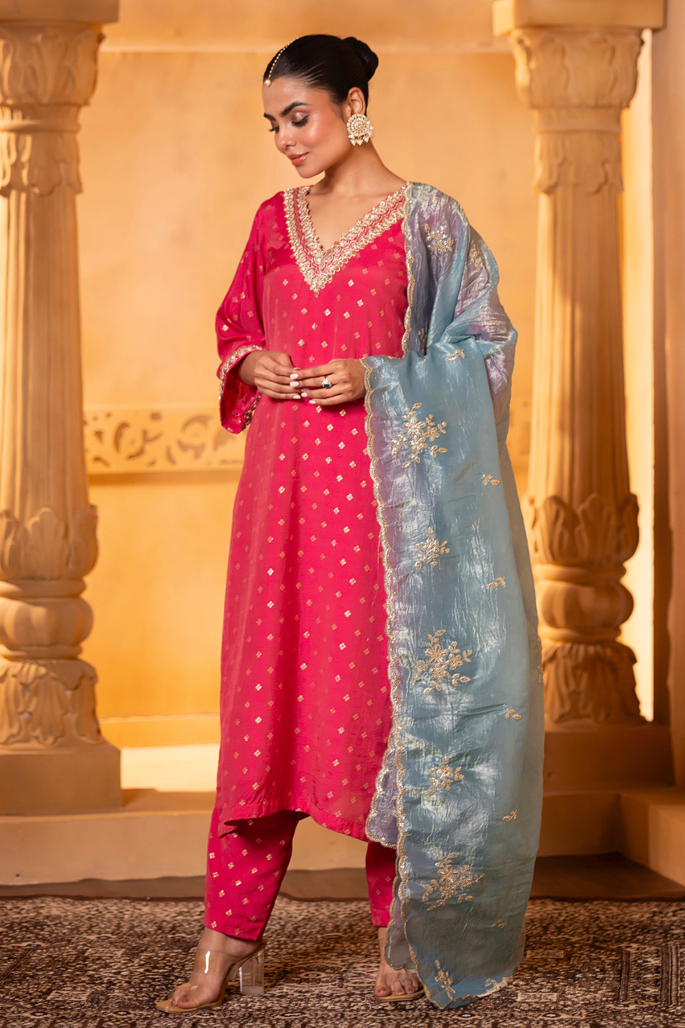 Pink Kurta Set