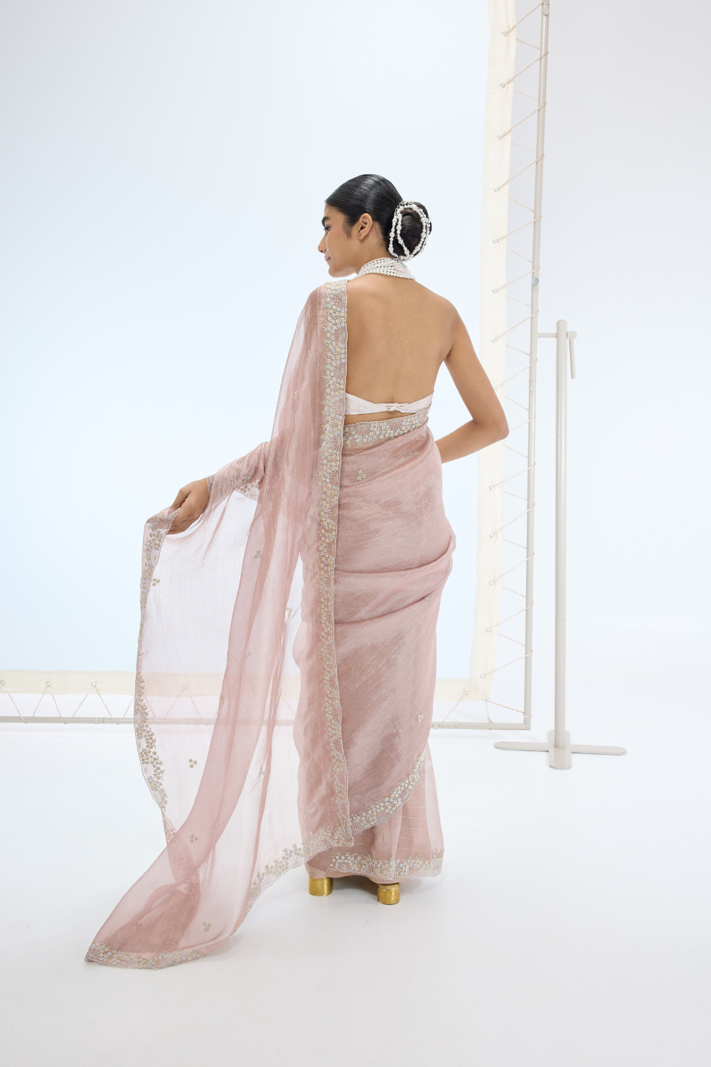 The Eva Saree in Mauve