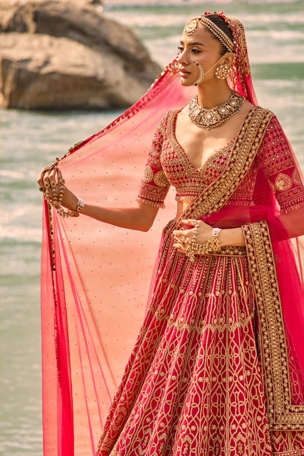 REGALIA JAALI LEHENGA