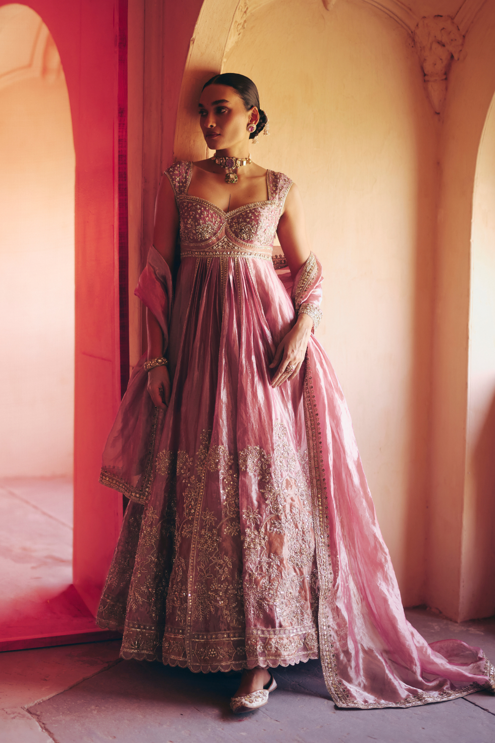 Gulnaar Anarkali Set