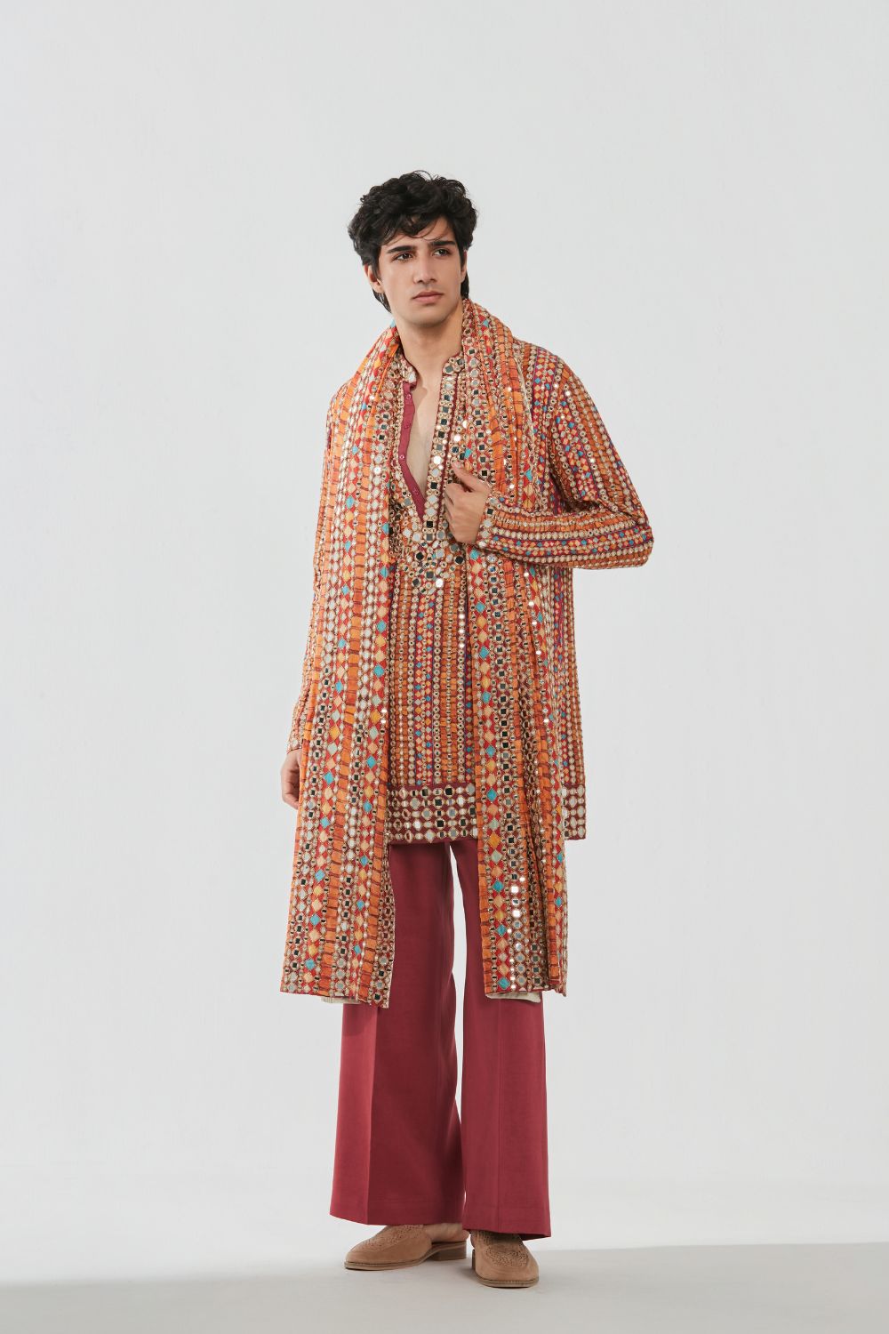 Shrine Multicoloured Kurta Set