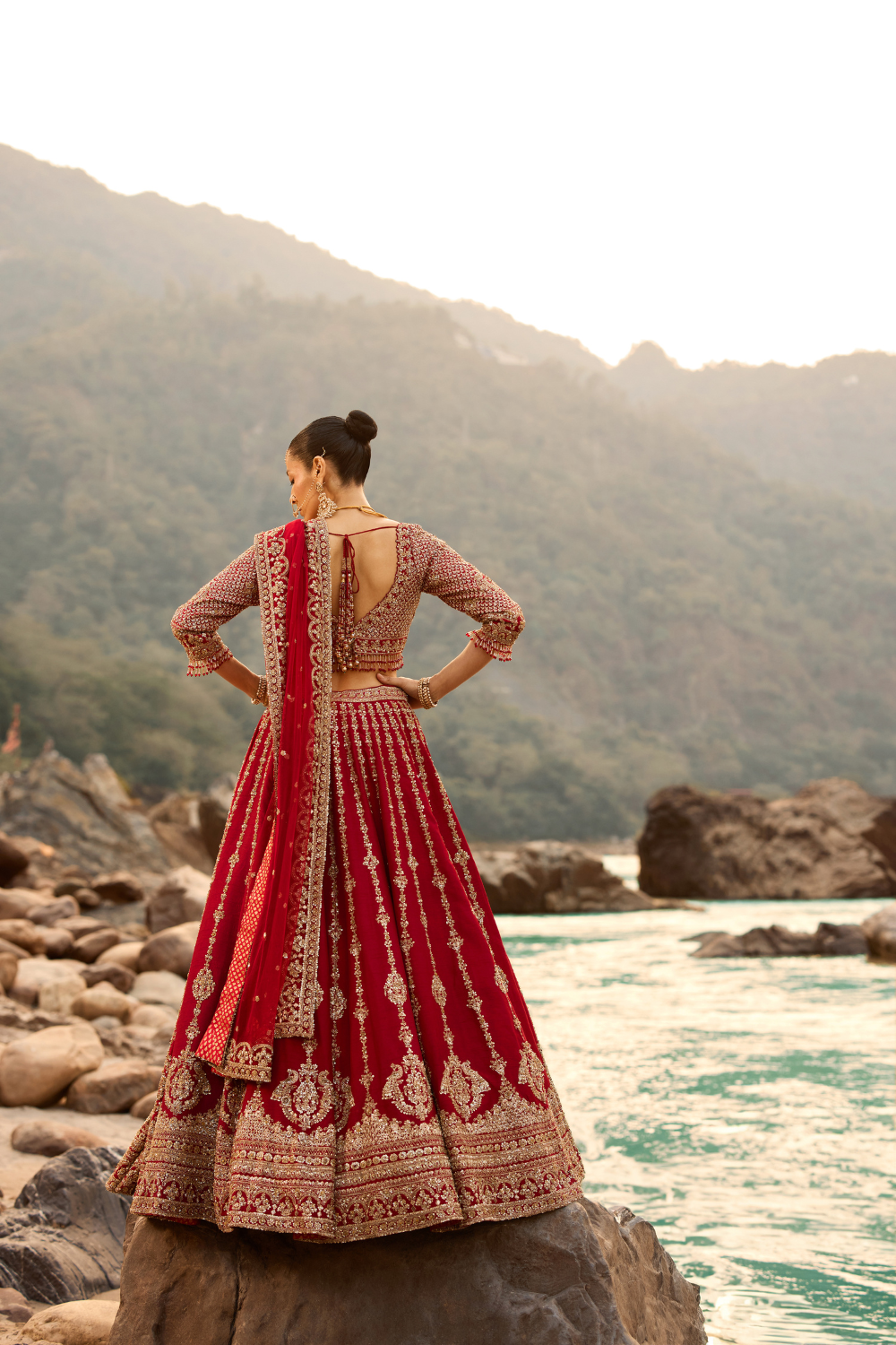 CRIMSON ROYALE LEHENGA