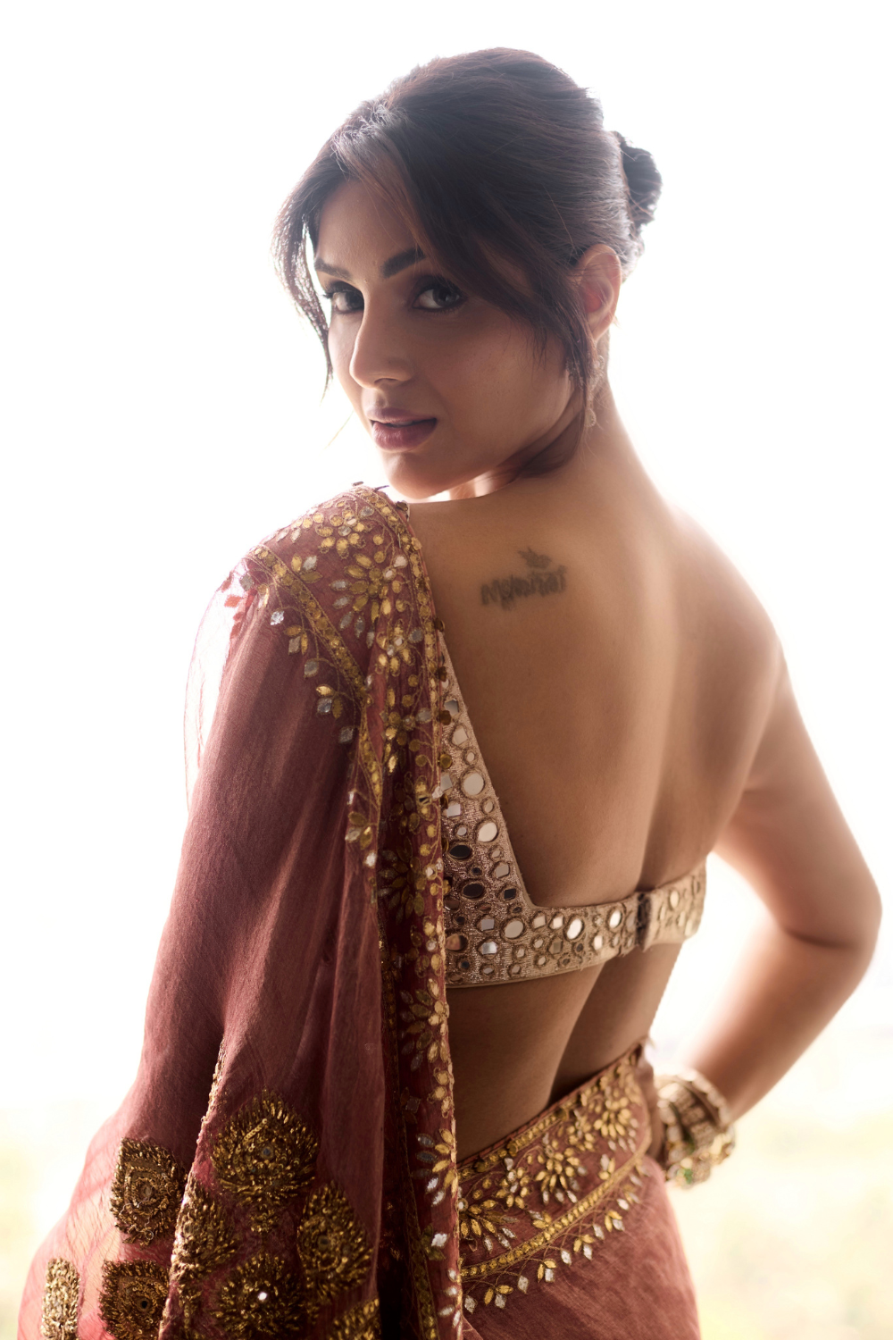 Samyukta in Mayur Shilp Saree