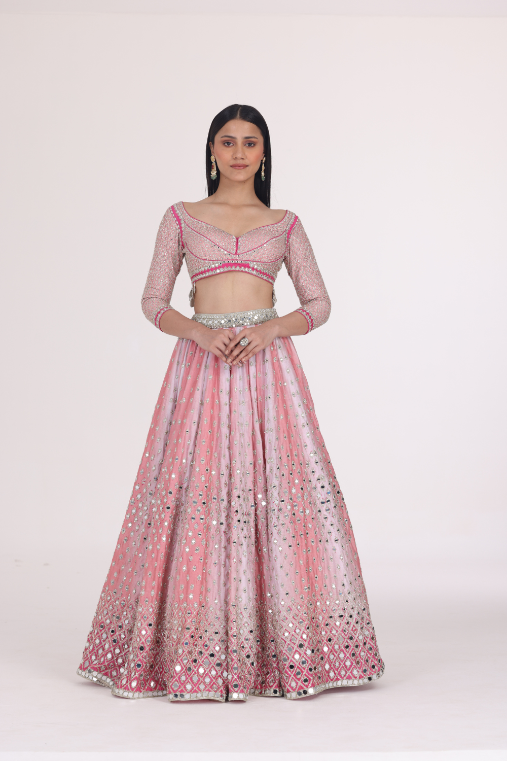 Pink Hues Printed Lehenga
