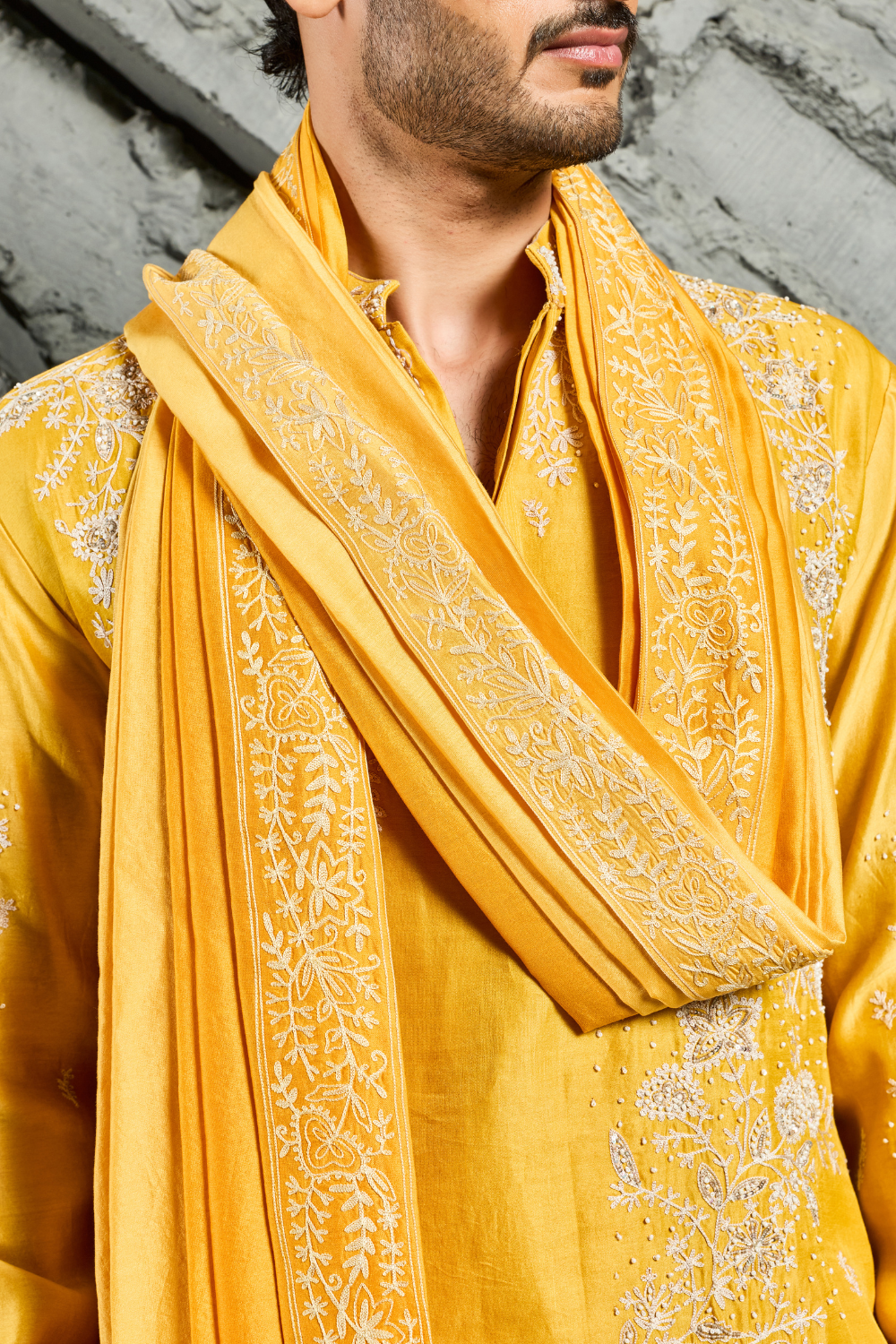 Marigold Dream Embroidered Kurta Set