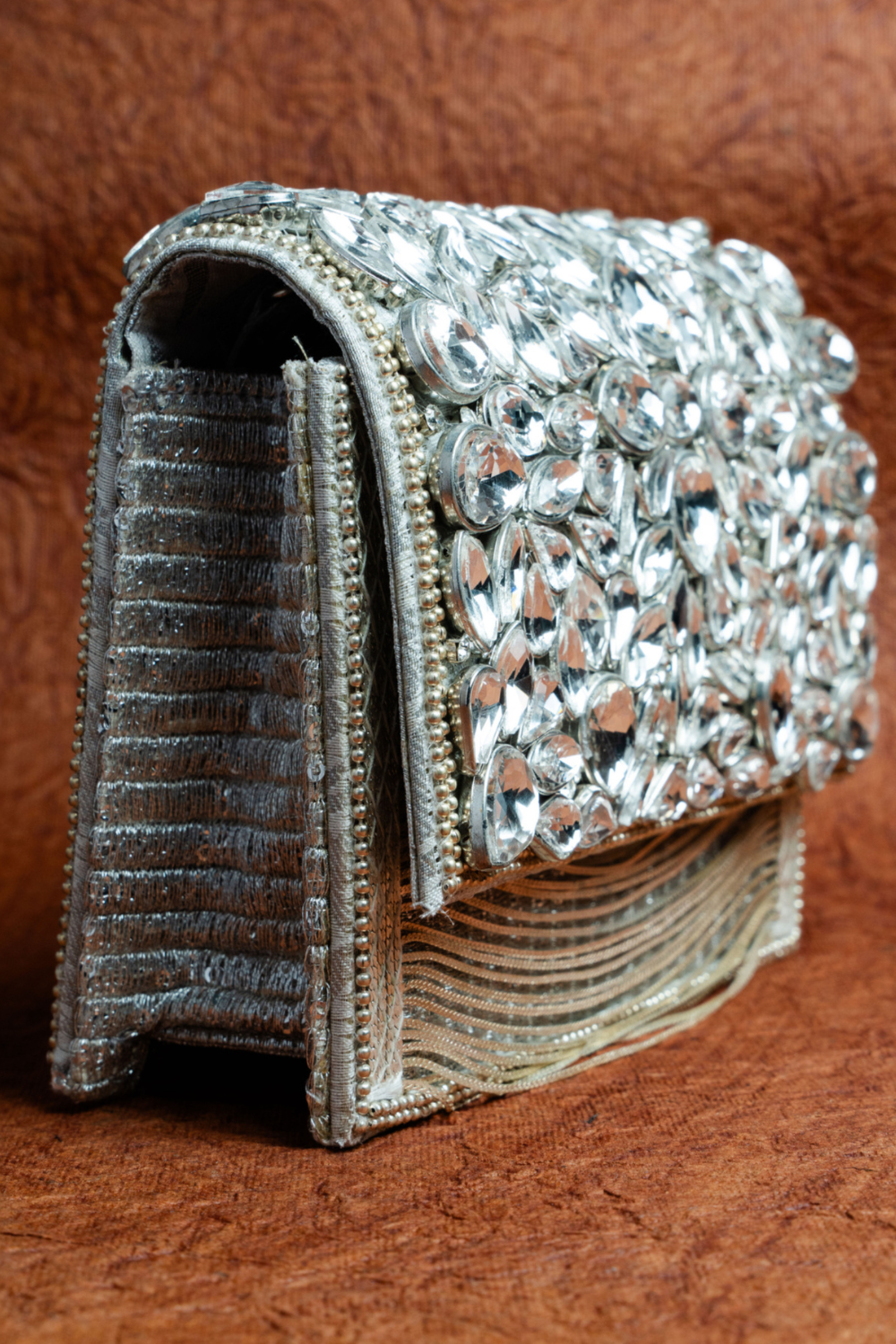 Diamond Hinted Kasse Silver