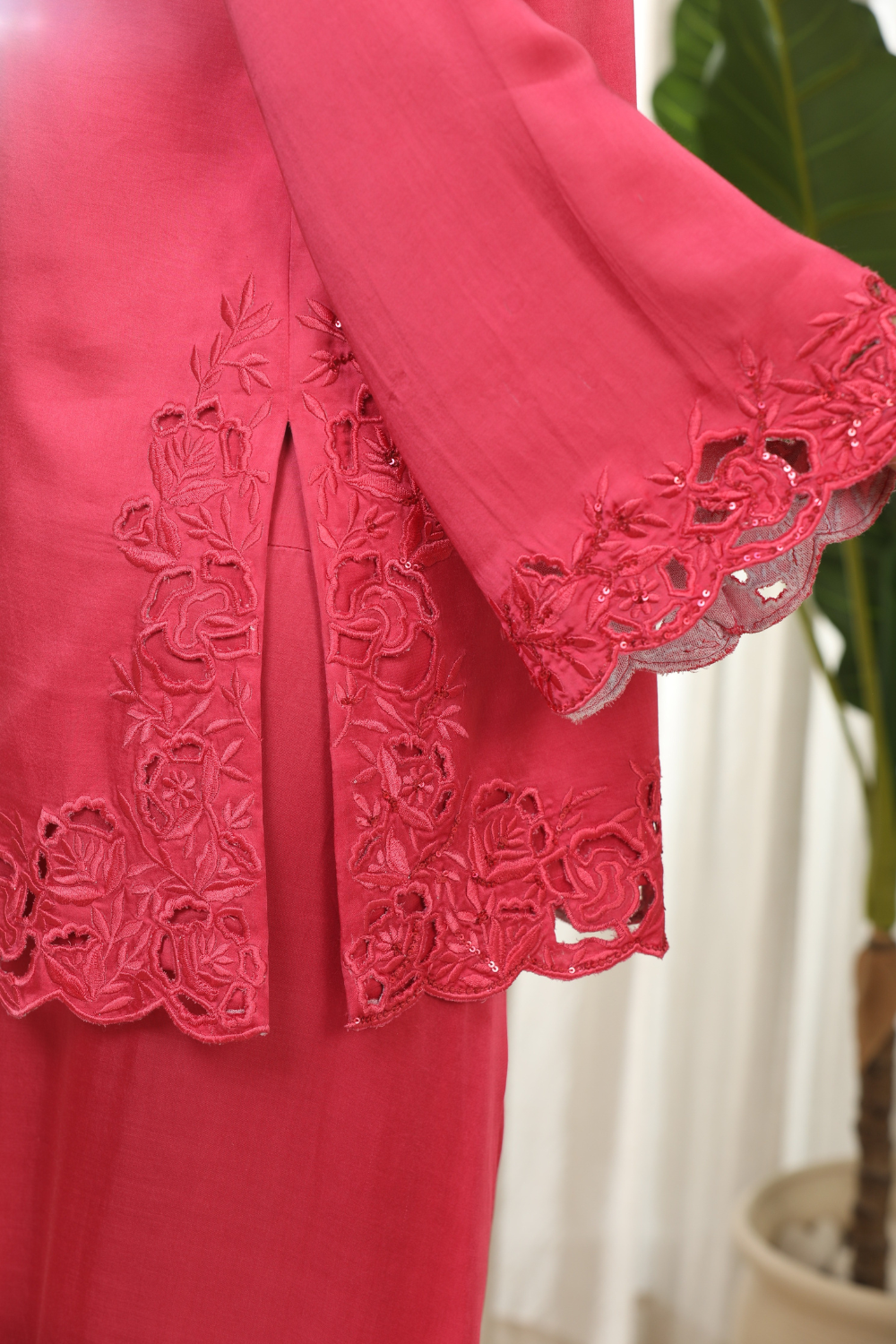 Kashmiri Pink Richa Set