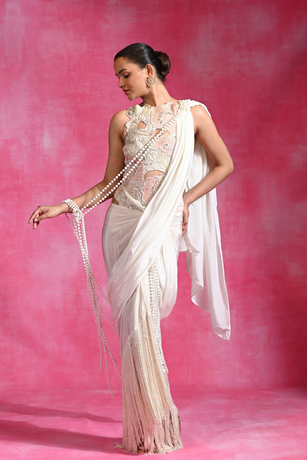 Pearl Ivory Drape Set