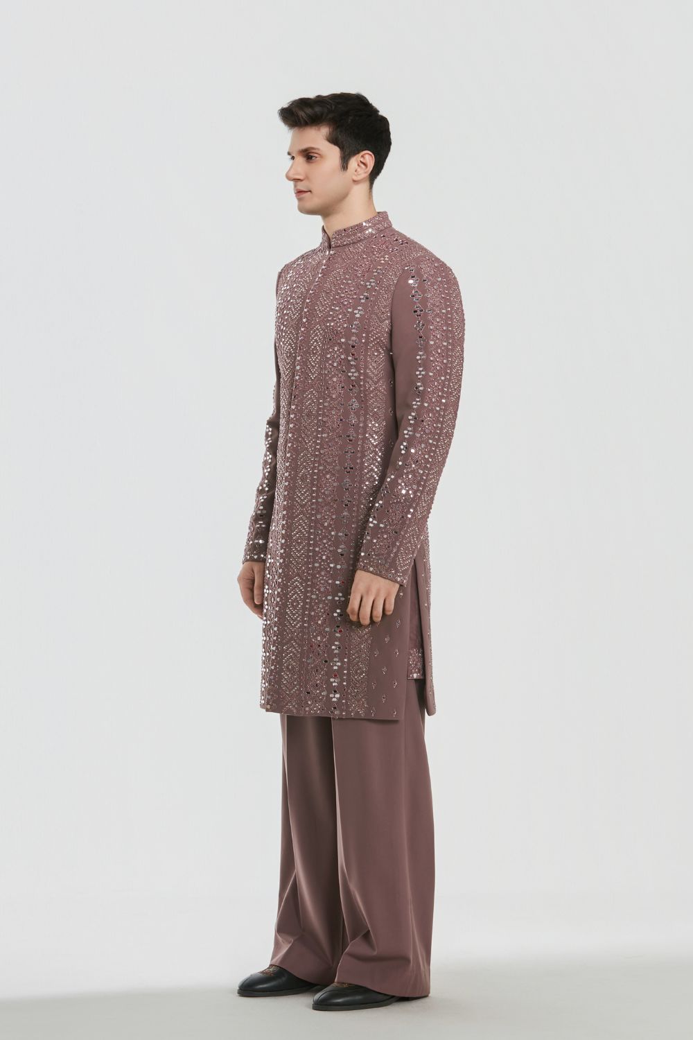 Shrine Iris Sherwani Set