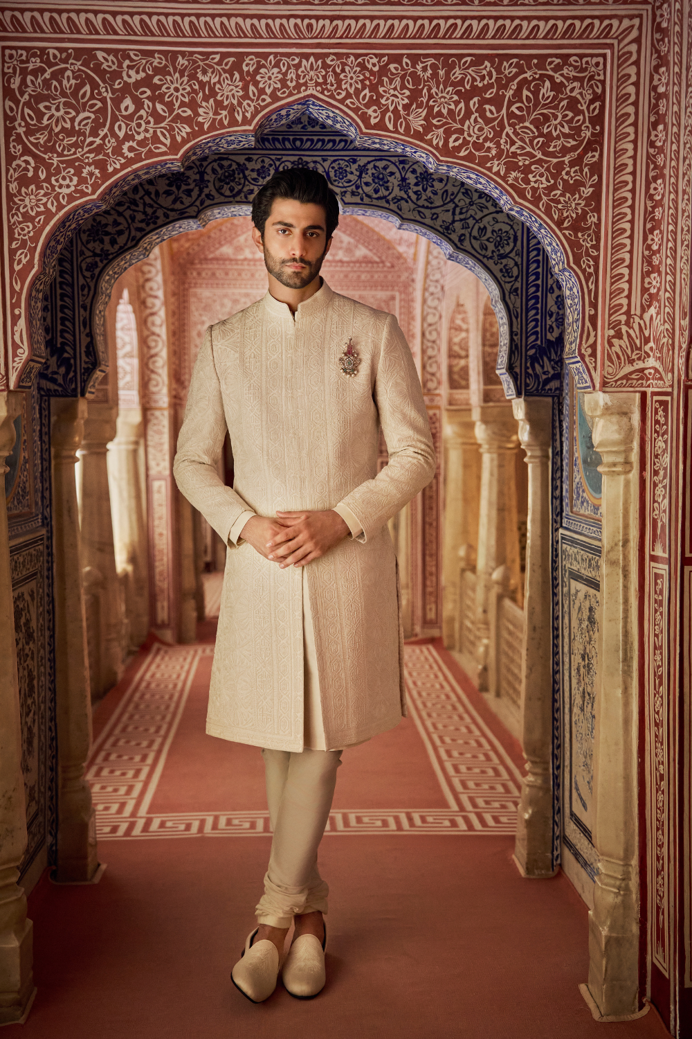 Champagne Gold Sherwani Set