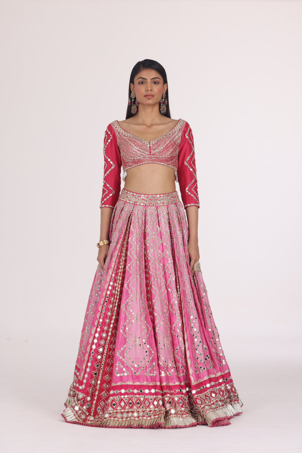 Begam Hues Printed Lehenga