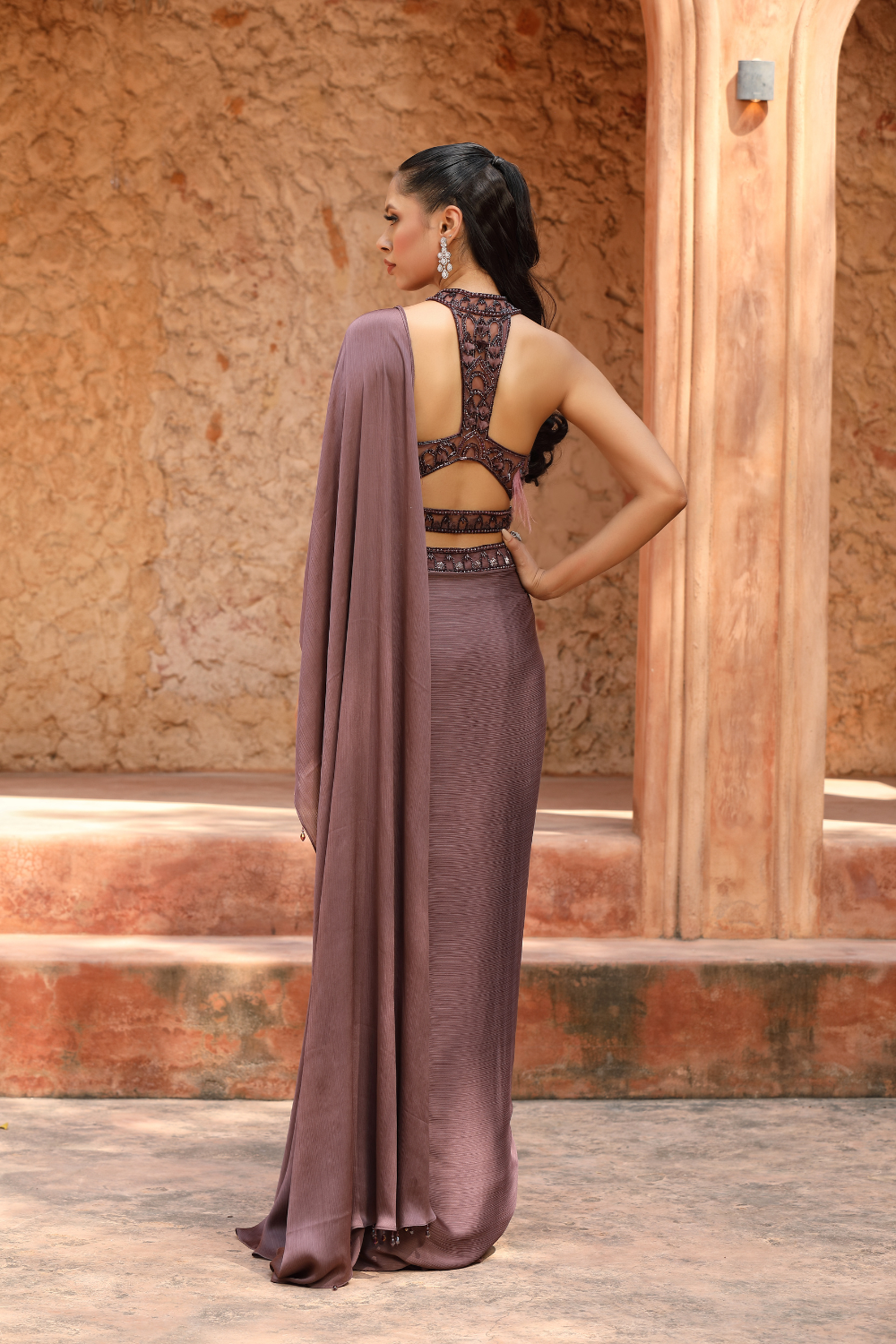 Dusky Desire Saree
