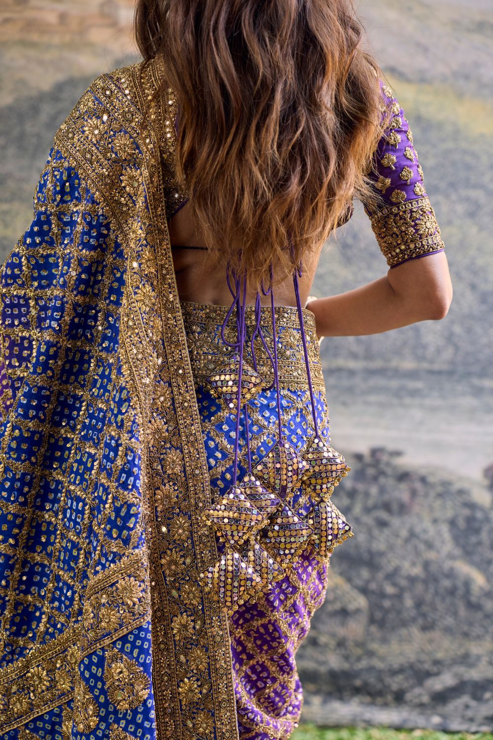 Advay Ombré Saree Set