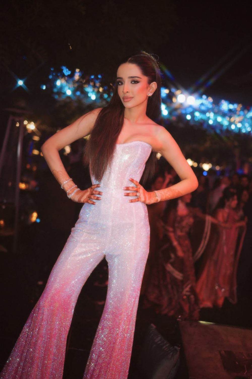 Ahana Raheja in Celestia Stardust Corset Set