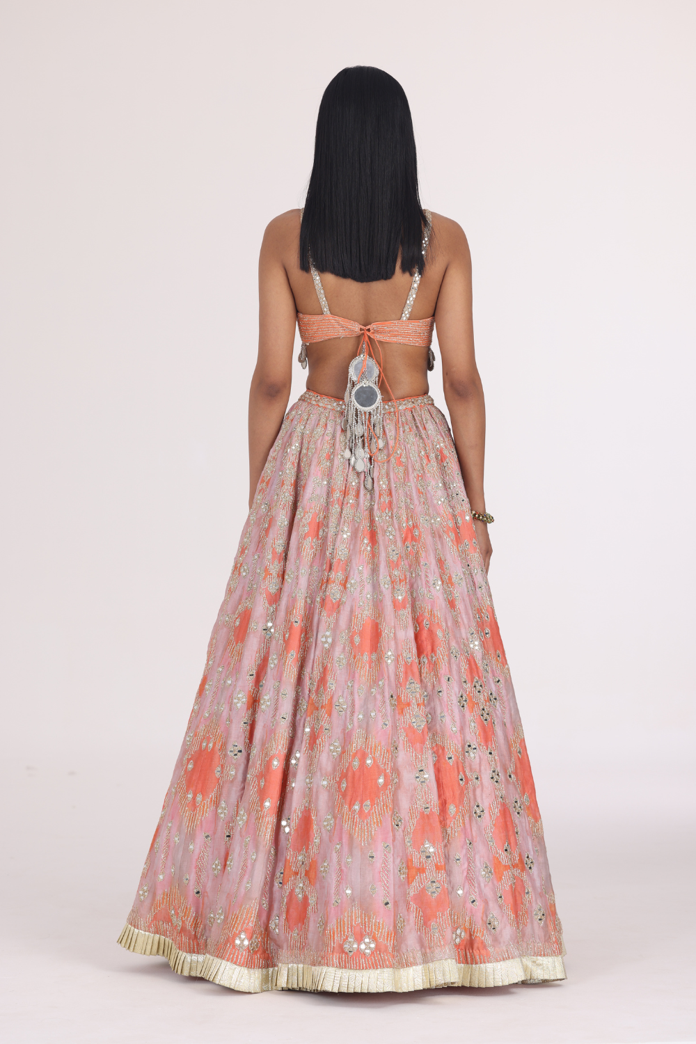 Muted Hues Printed Lehenga